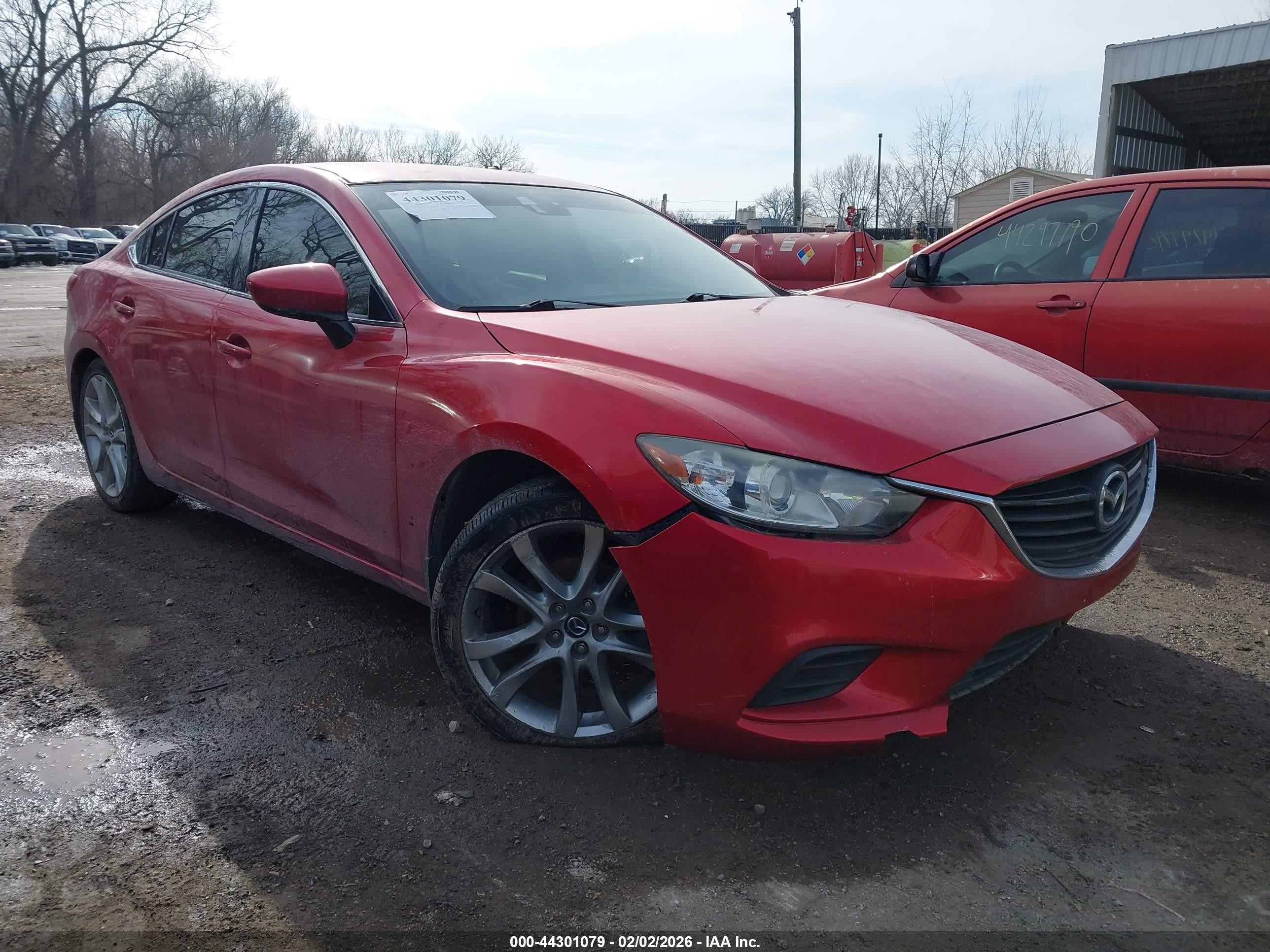 2014 Mazda Mazda6 I Touring Red vin: JM1GJ1T66E1143909