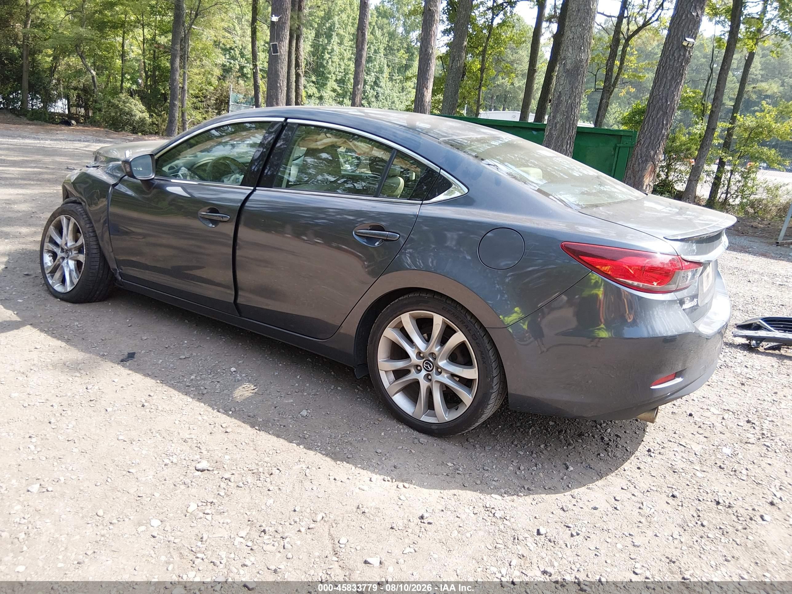 2014 Mazda Mazda6 I Touring Gray vin: JM1GJ1T67E1133938