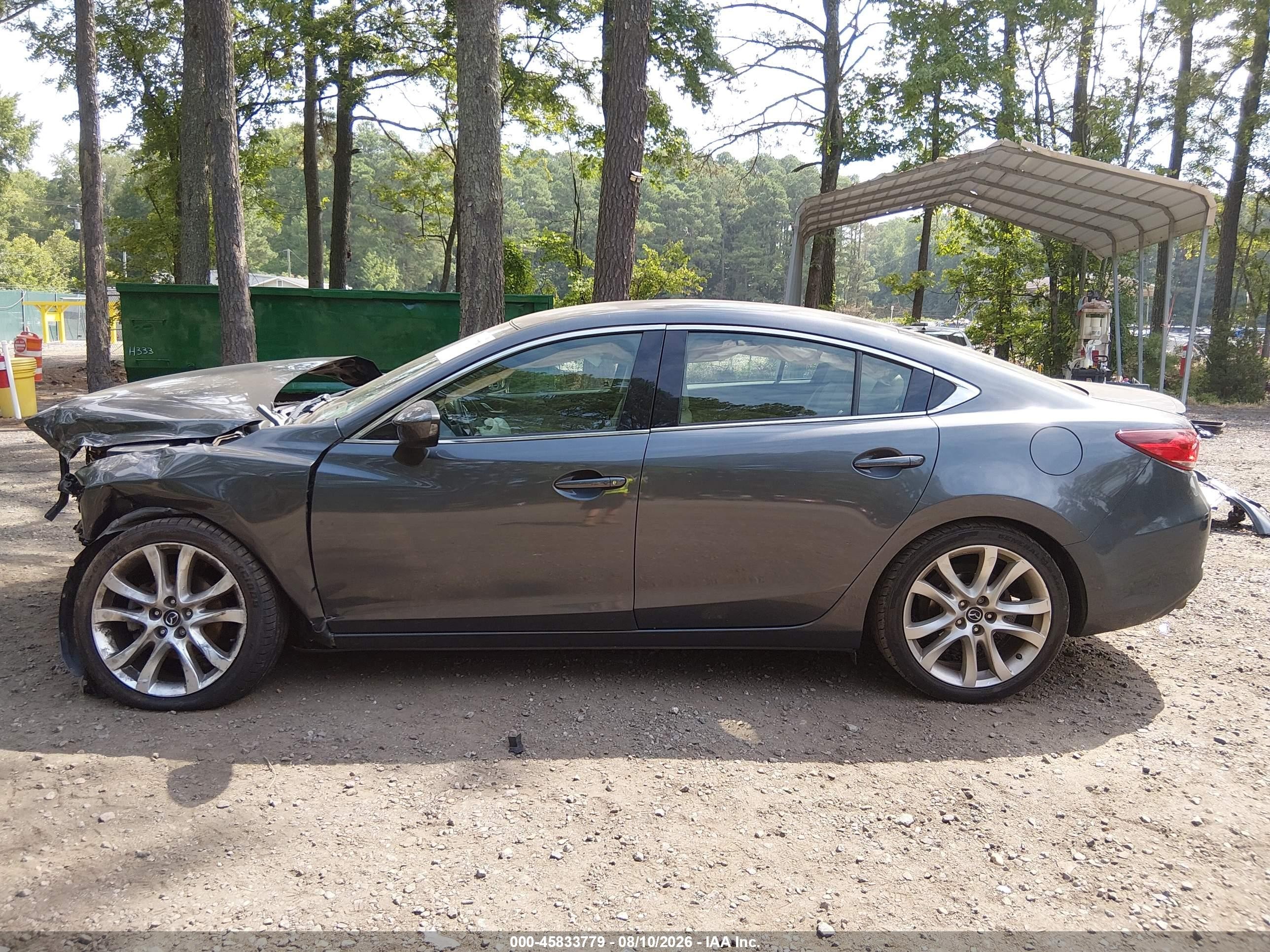 2014 Mazda Mazda6 I Touring Gray vin: JM1GJ1T67E1133938
