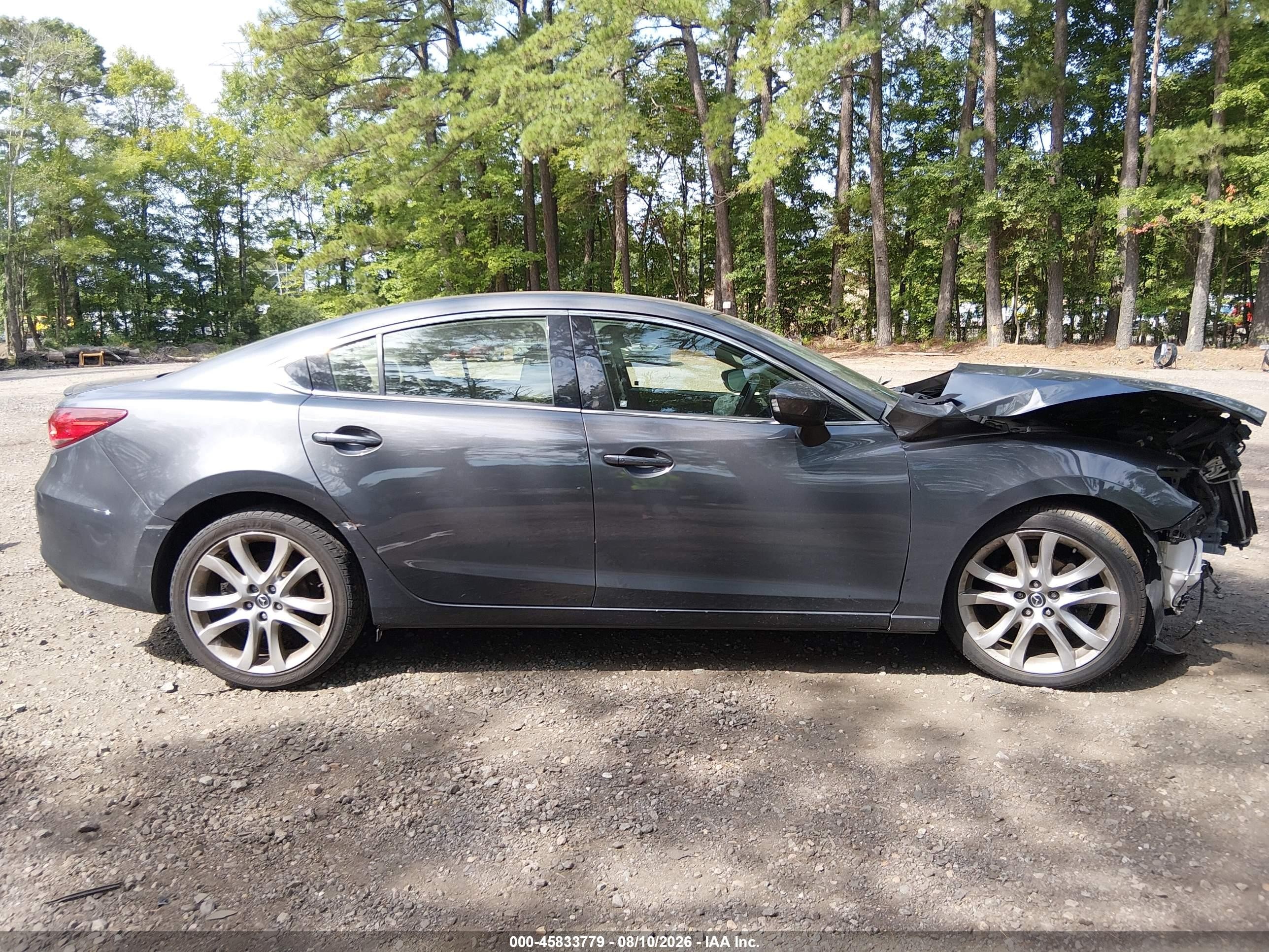 2014 Mazda Mazda6 I Touring Gray vin: JM1GJ1T67E1133938