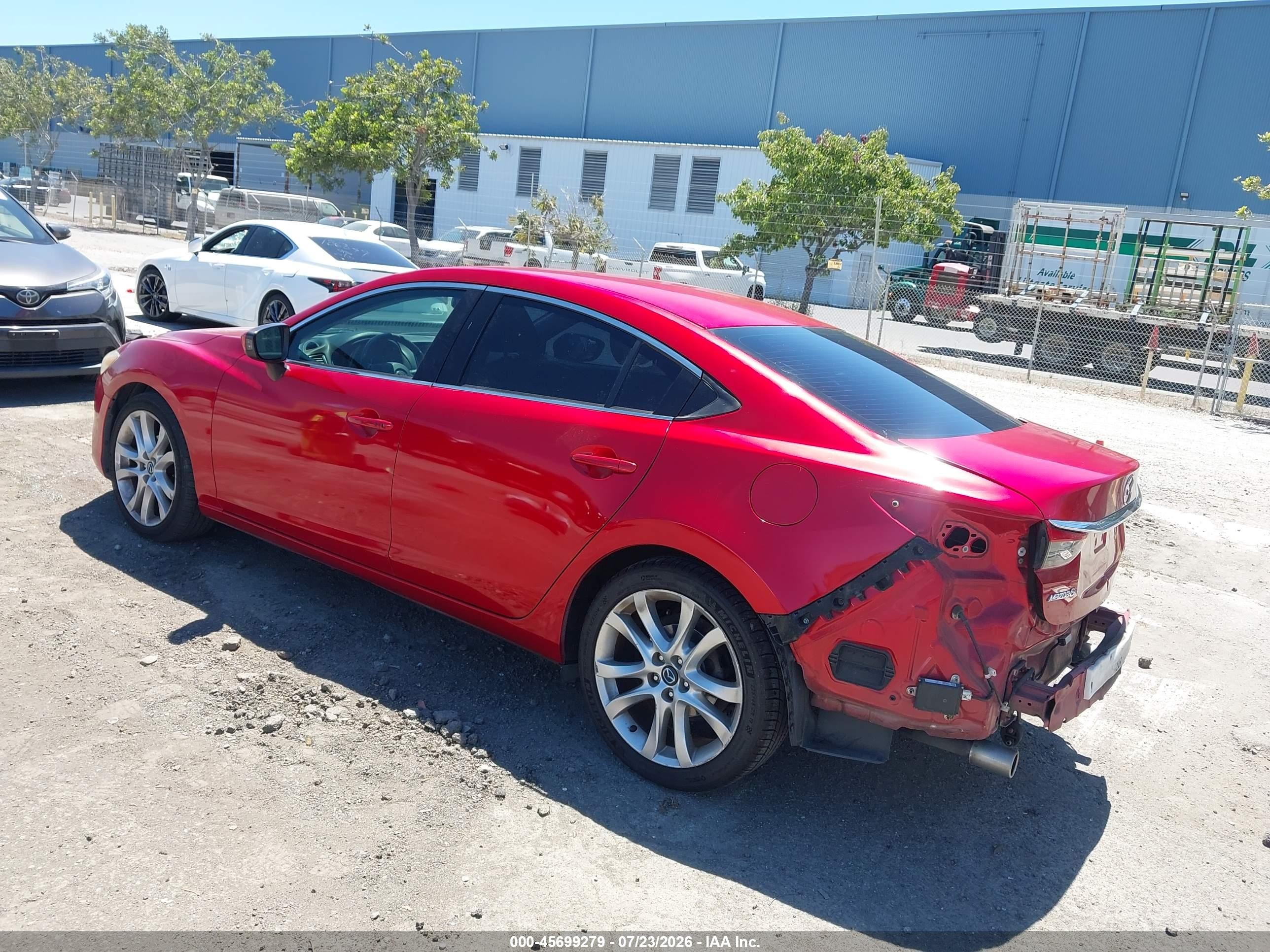 2014 Mazda Mazda6 I Touring Red vin: JM1GJ1T69E1119569