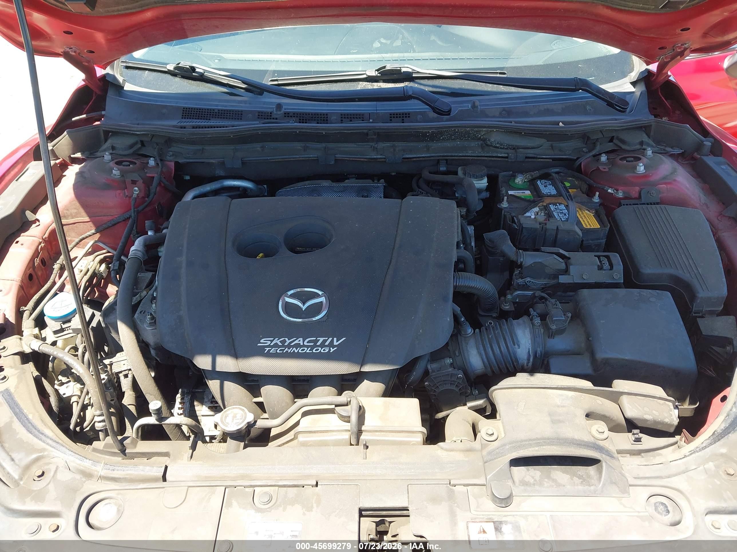 2014 Mazda Mazda6 I Touring Red vin: JM1GJ1T69E1119569