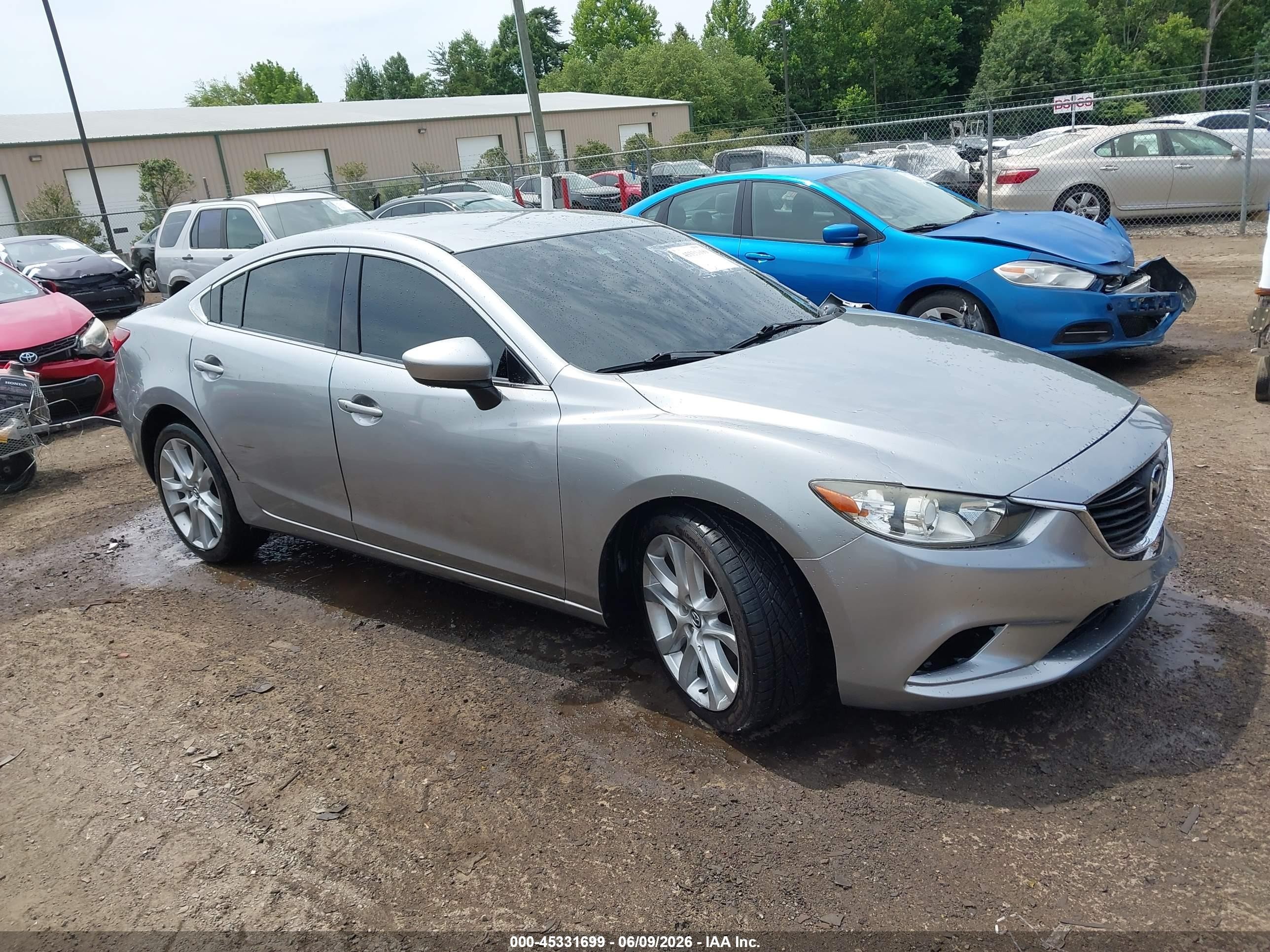 2014 Mazda Mazda6 I Touring Silver vin: JM1GJ1T69E1159019