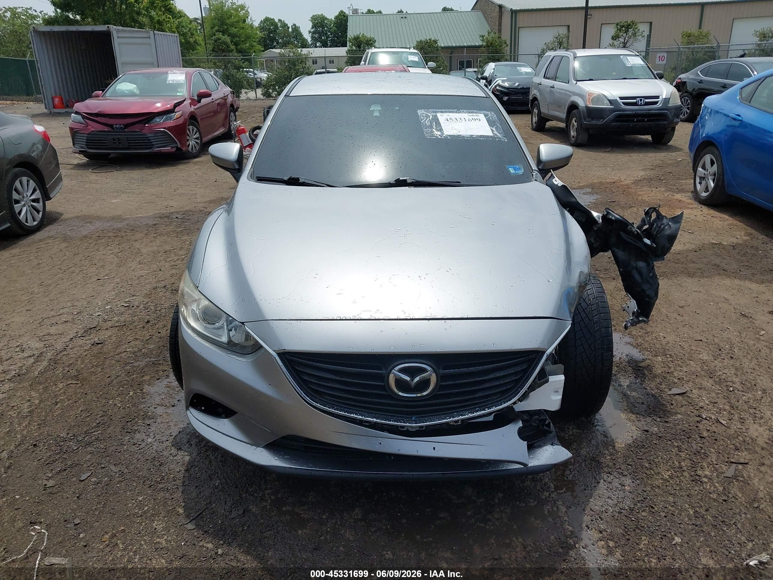 2014 Mazda Mazda6 I Touring Silver vin: JM1GJ1T69E1159019