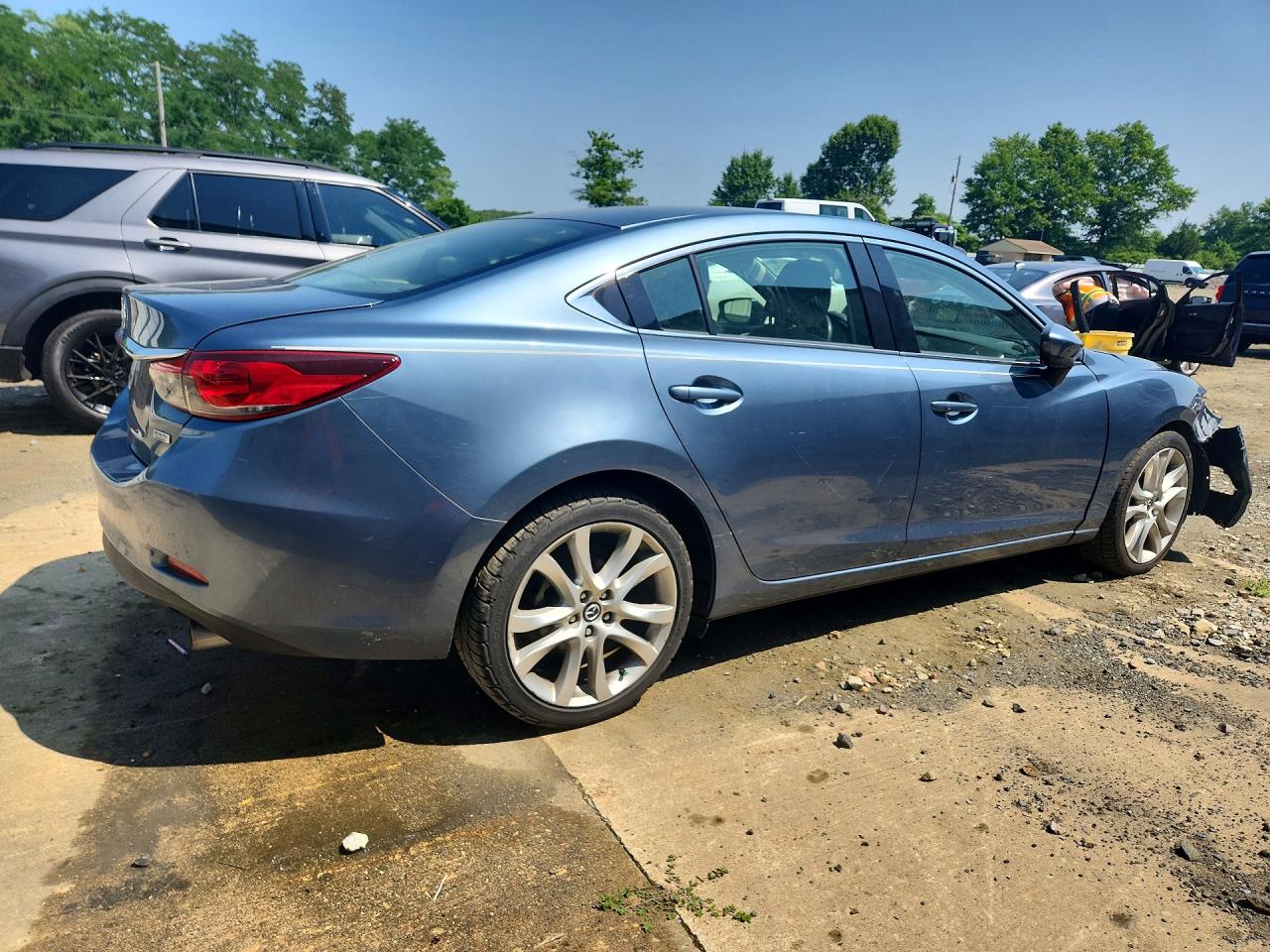 2014 Mazda 6 Touring Blue vin: JM1GJ1T69E1159229