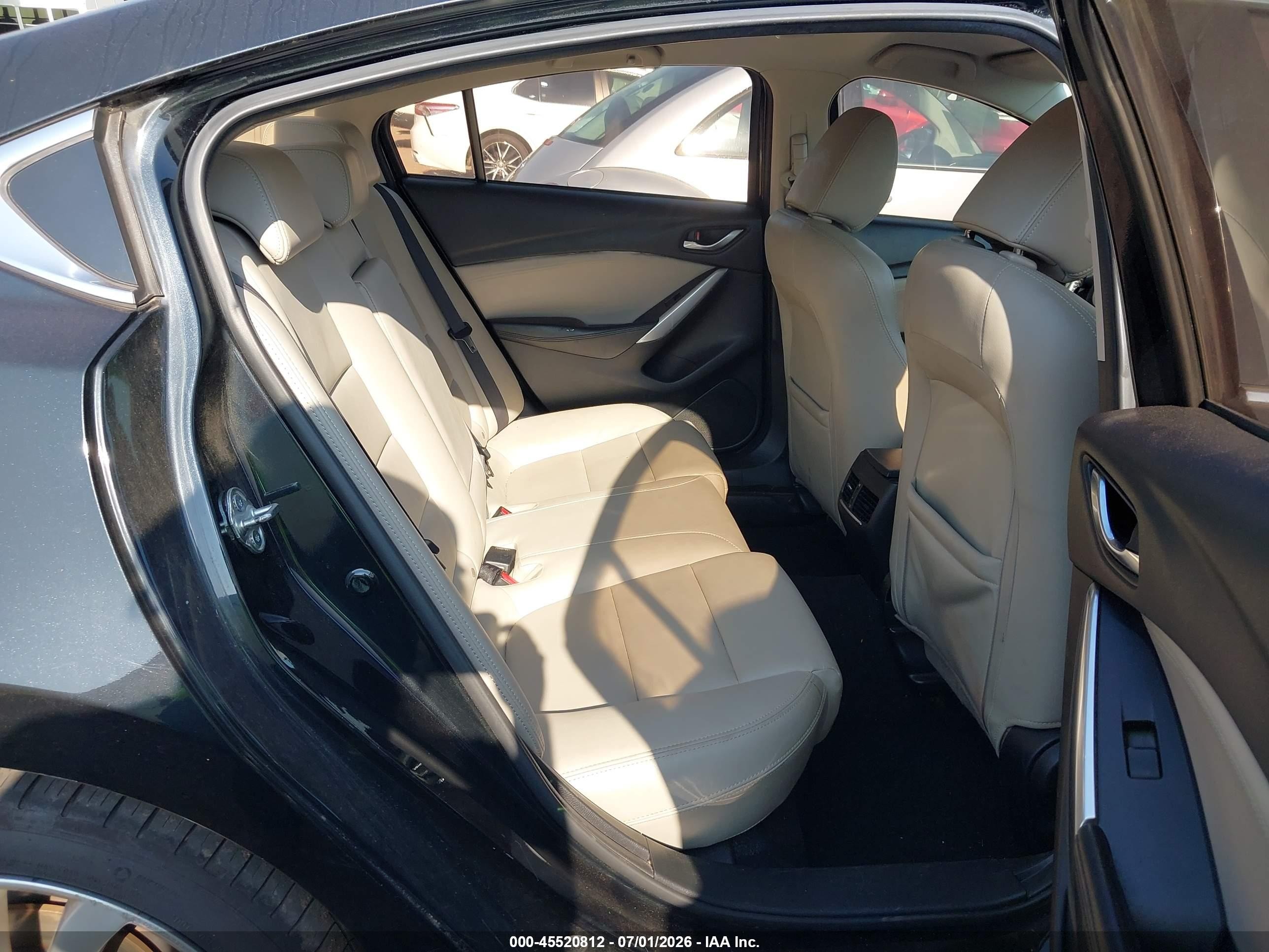 2014 Mazda Mazda6 I Touring Black vin: JM1GJ1T6XE1117510