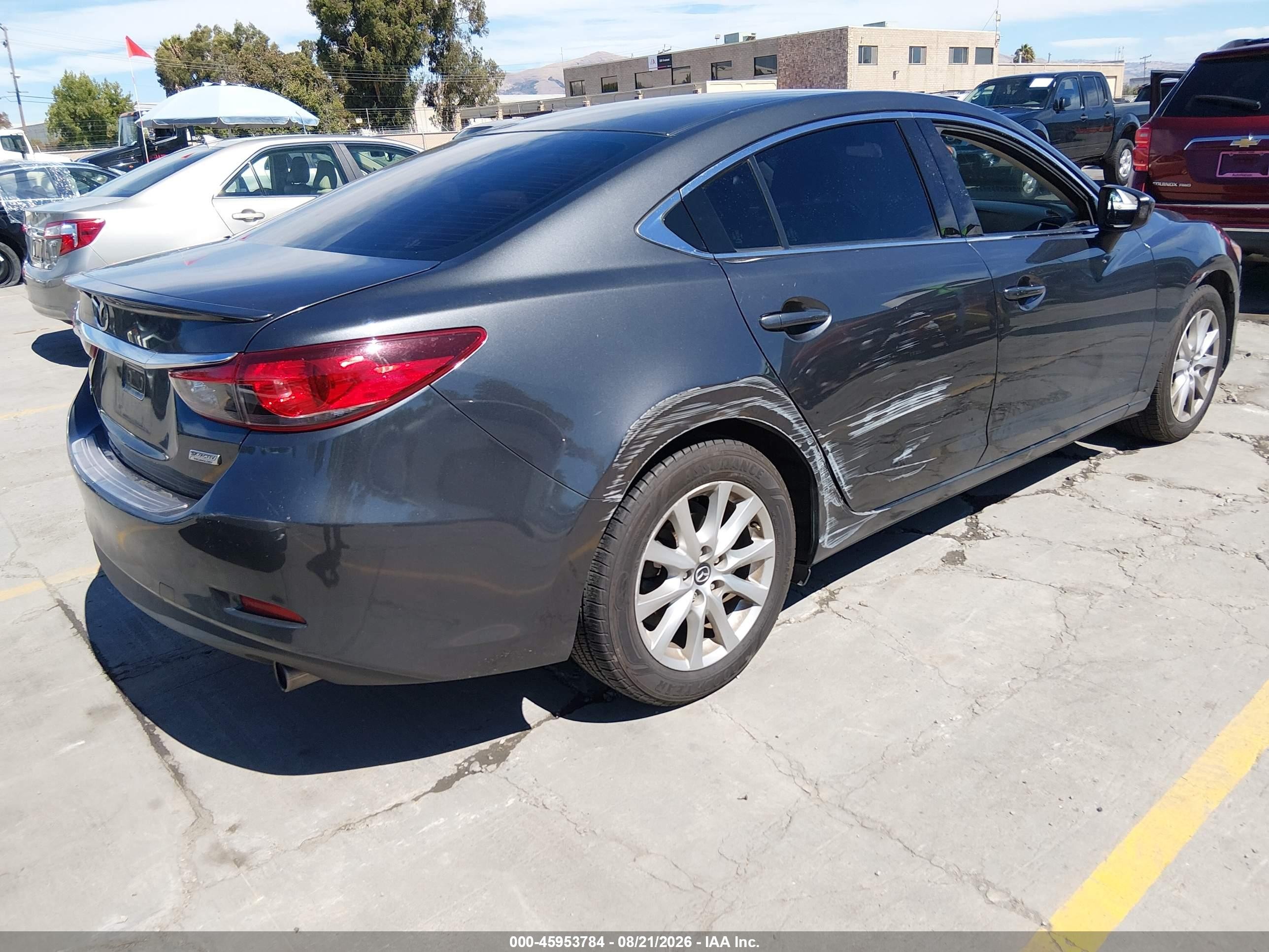 2015 Mazda Mazda6 I Sport Gray vin: JM1GJ1U50F1185287