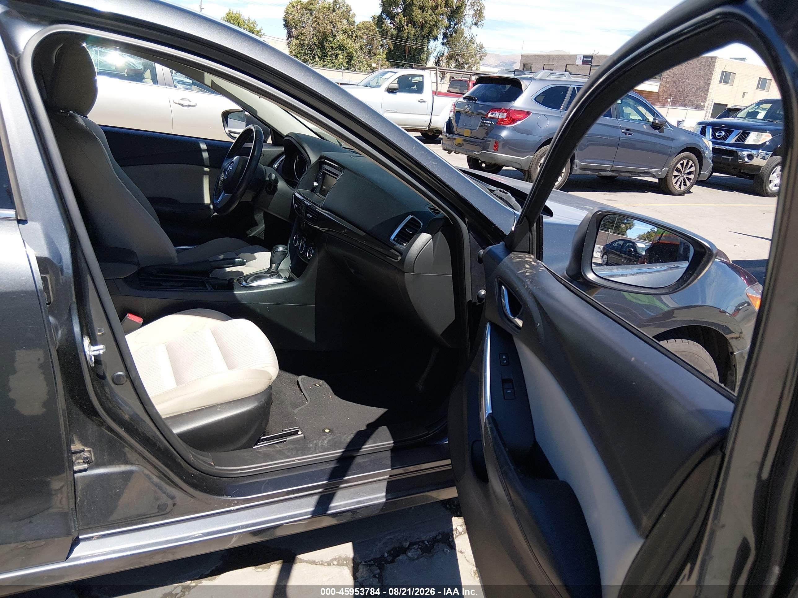 2015 Mazda Mazda6 I Sport Gray vin: JM1GJ1U50F1185287