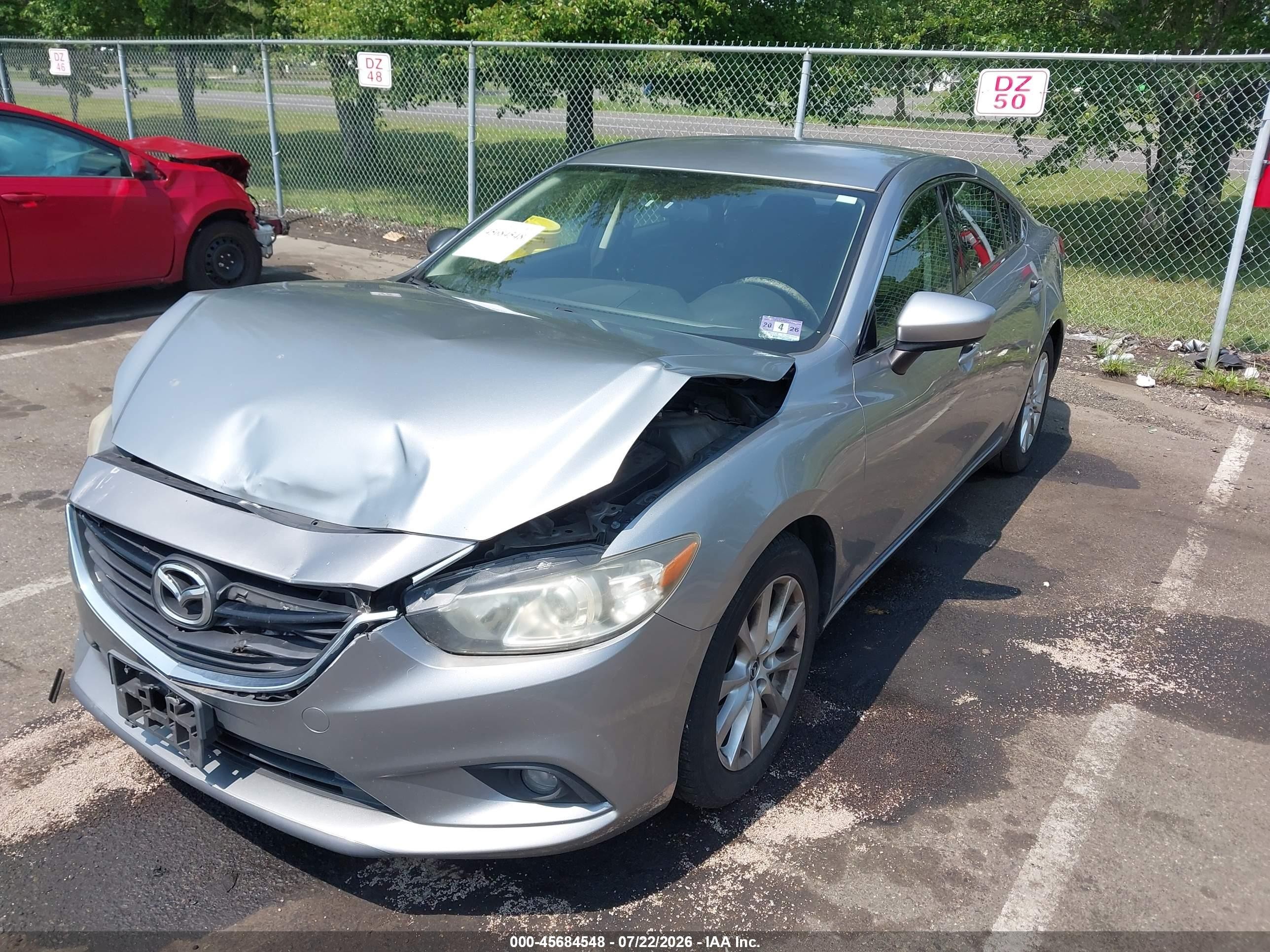 2015 Mazda Mazda6 I Sport Silver vin: JM1GJ1U50F1208938