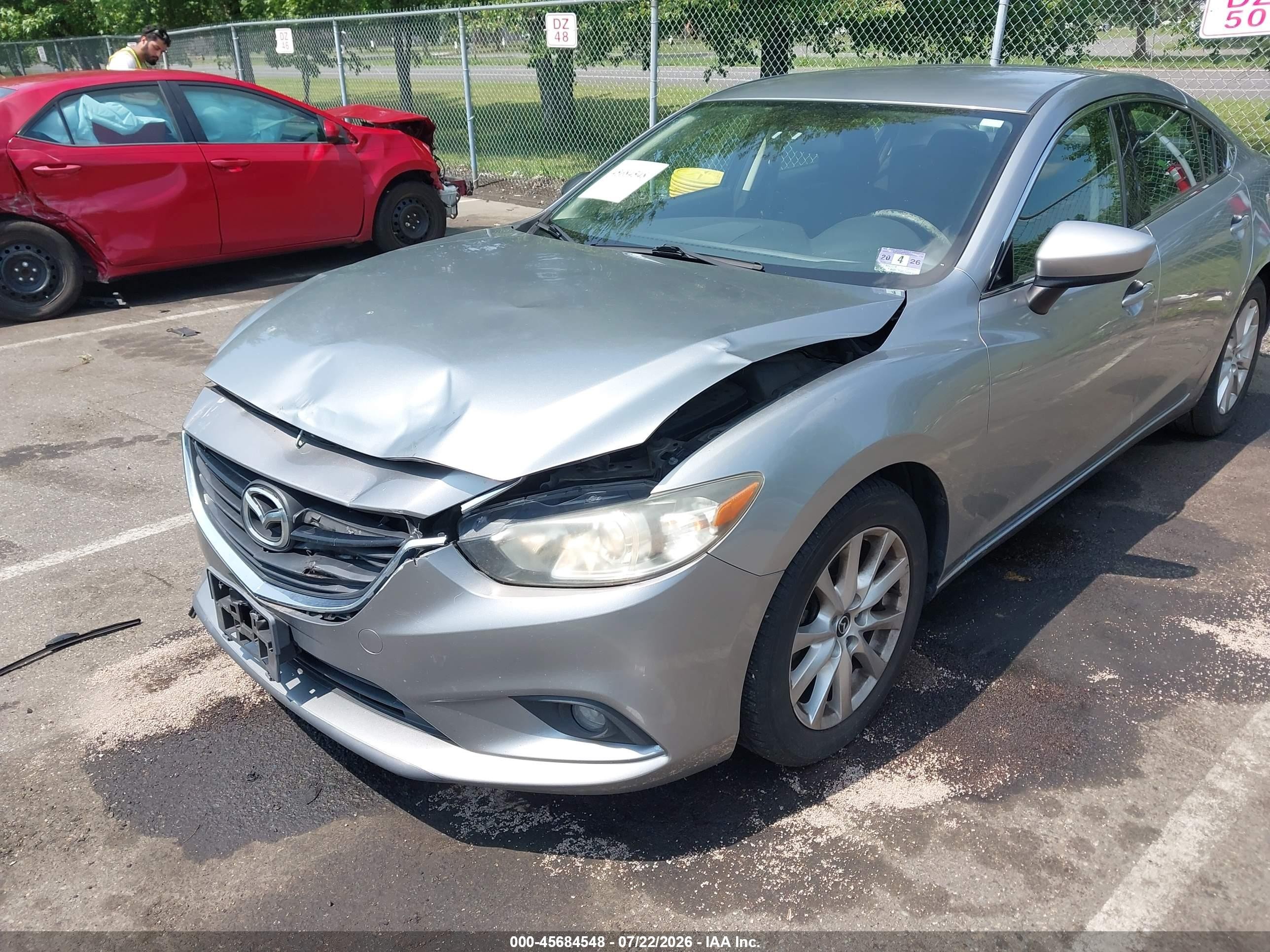 2015 Mazda Mazda6 I Sport Silver vin: JM1GJ1U50F1208938