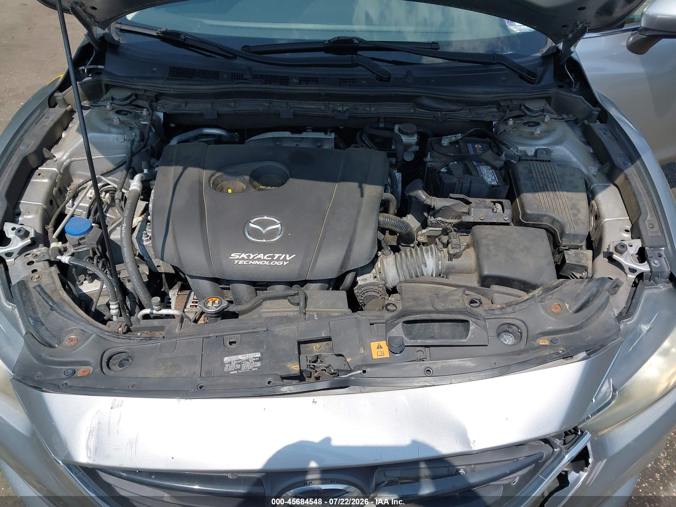 2015 Mazda Mazda6 I Sport Silver vin: JM1GJ1U50F1208938
