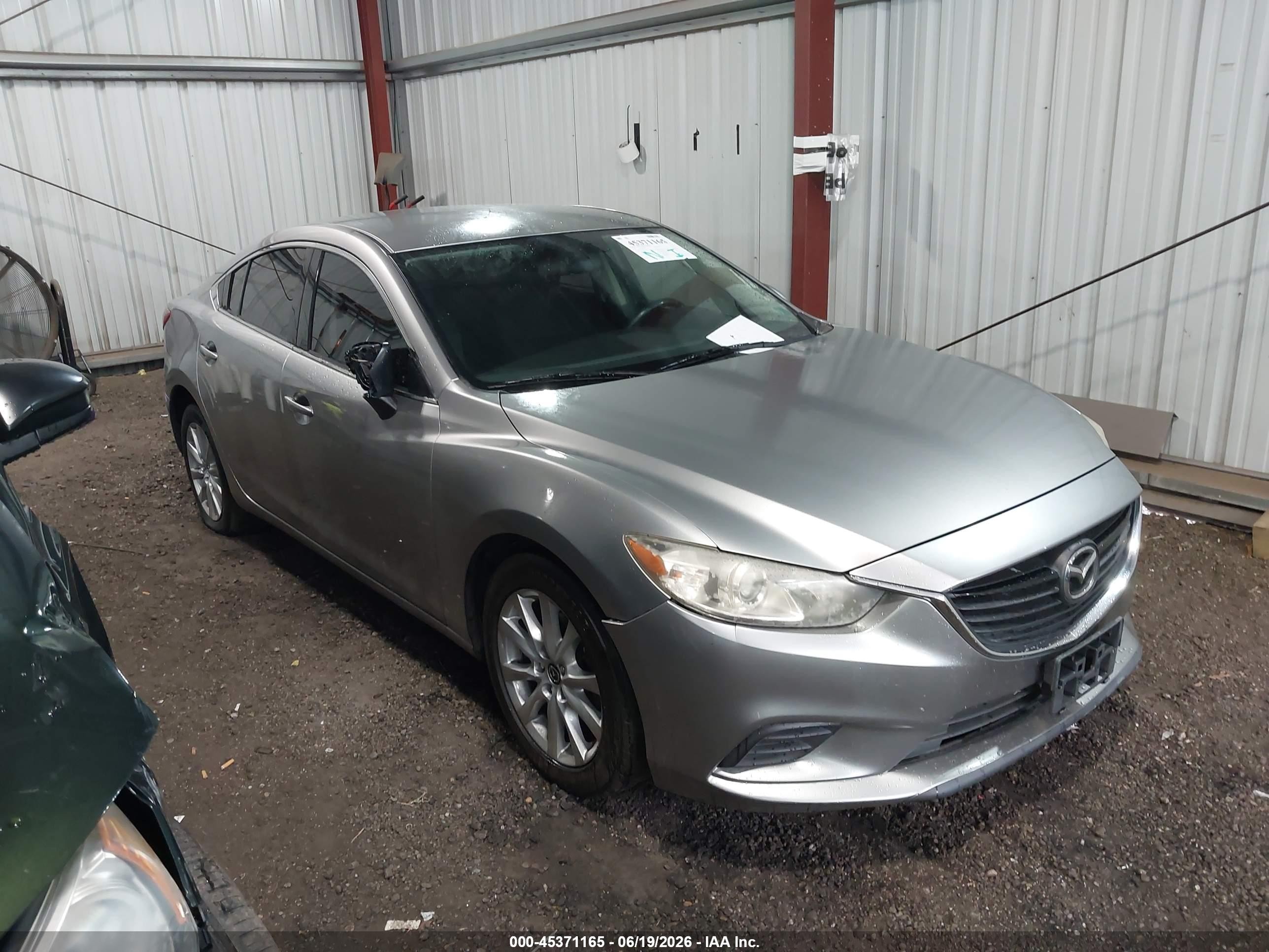 2015 Mazda Mazda6 I Sport Silver vin: JM1GJ1U50F1210057