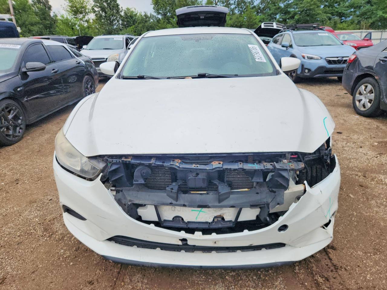 2015 Mazda 6 Sport White vin: JM1GJ1U50F1213928
