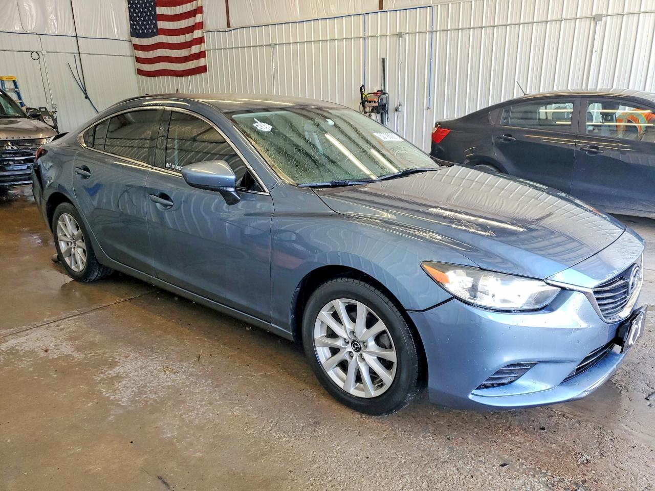 2015 Mazda 6 Sport Blue vin: JM1GJ1U50F1215744