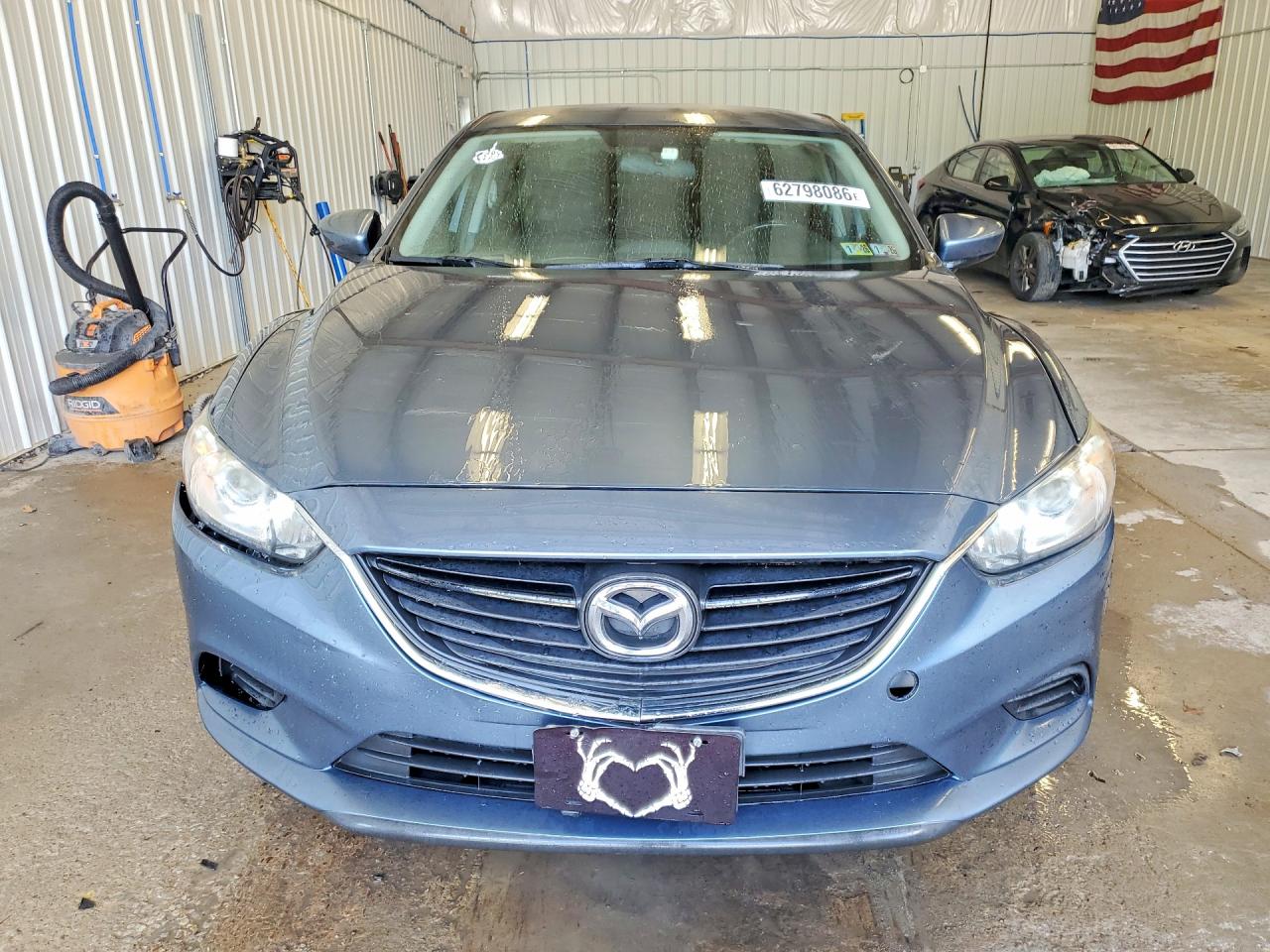 2015 Mazda 6 Sport Blue vin: JM1GJ1U50F1215744