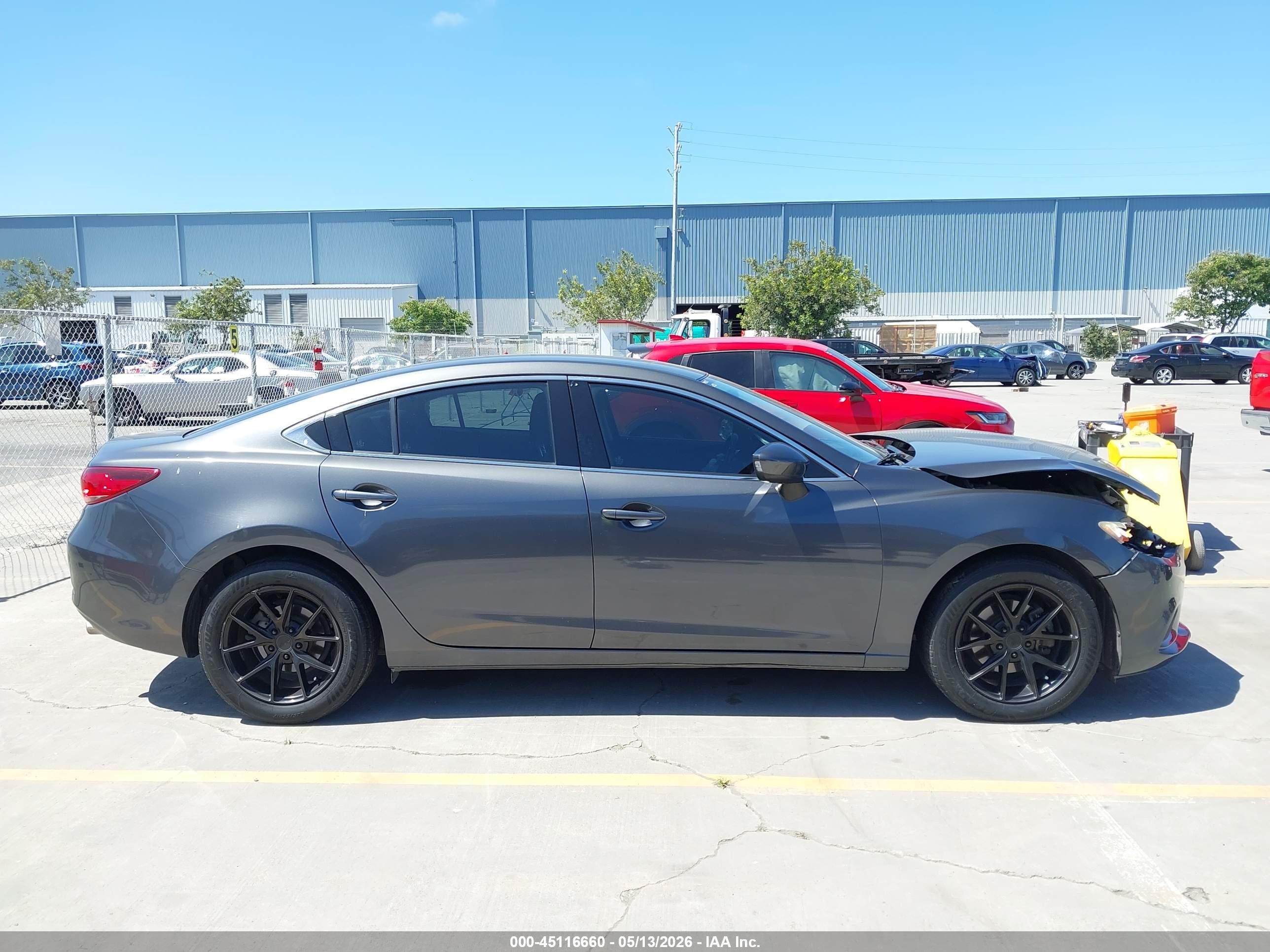 2016 Mazda Mazda6 I Sport Gray vin: JM1GJ1U50G1486577