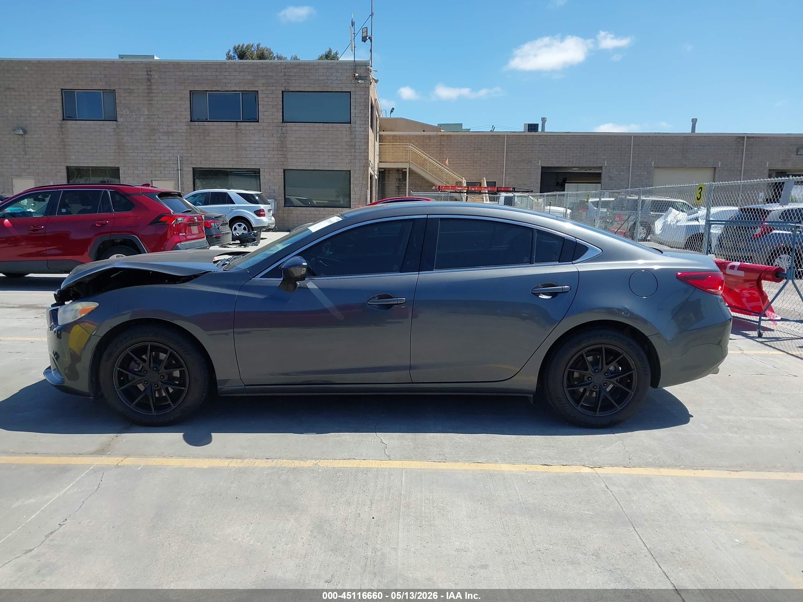 2016 Mazda Mazda6 I Sport Gray vin: JM1GJ1U50G1486577