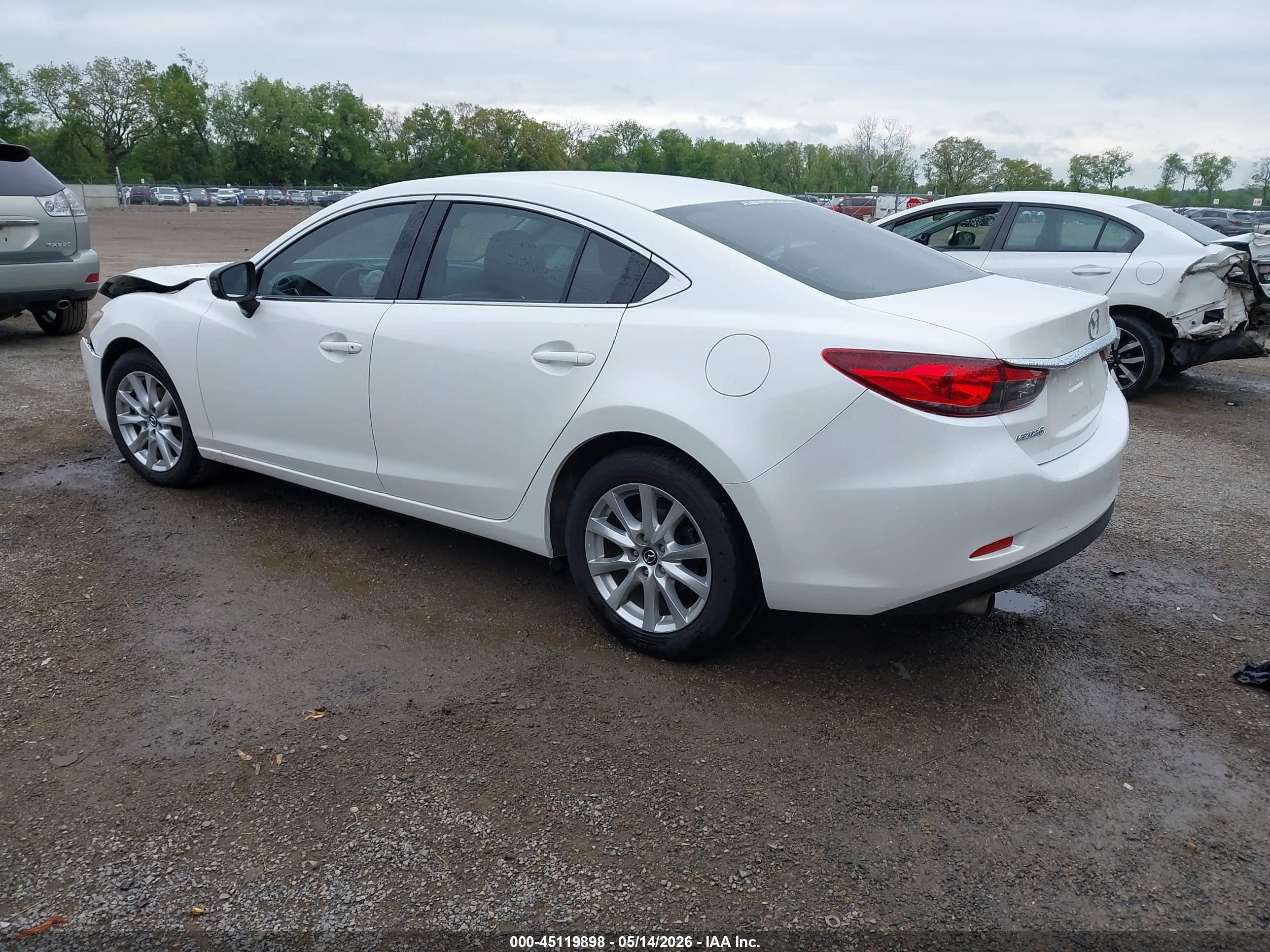 2014 Mazda Mazda6 I Sport Белый vin: JM1GJ1U51E1105963