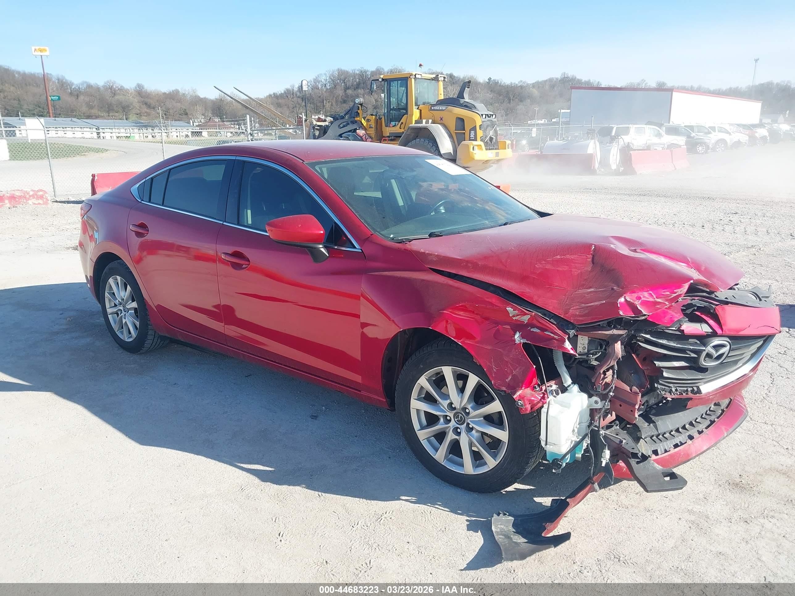 2015 Mazda Mazda6 I Sport Red vin: JM1GJ1U51F1180731