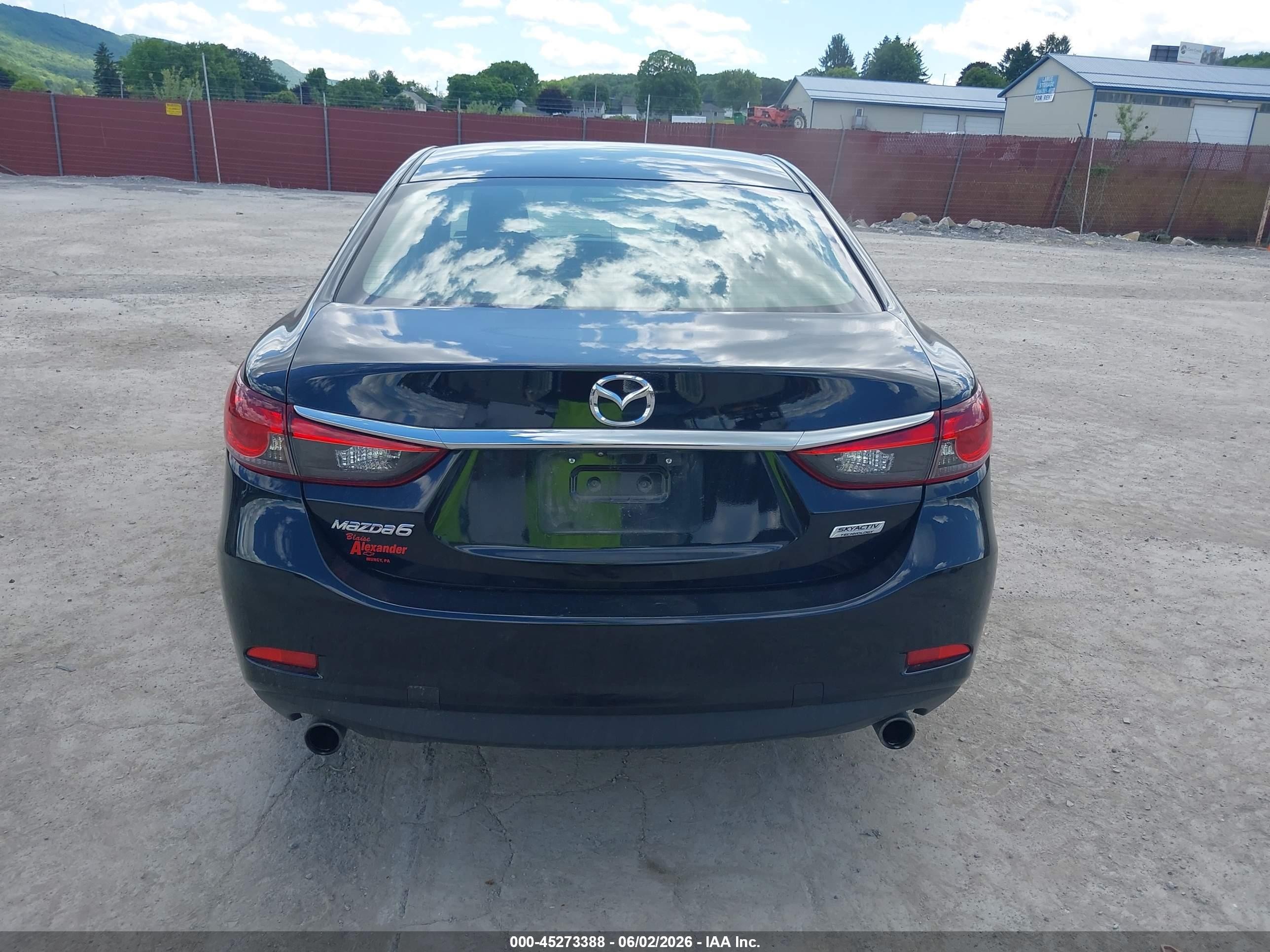 2015 Mazda Mazda6 I Sport Black vin: JM1GJ1U51F1182513