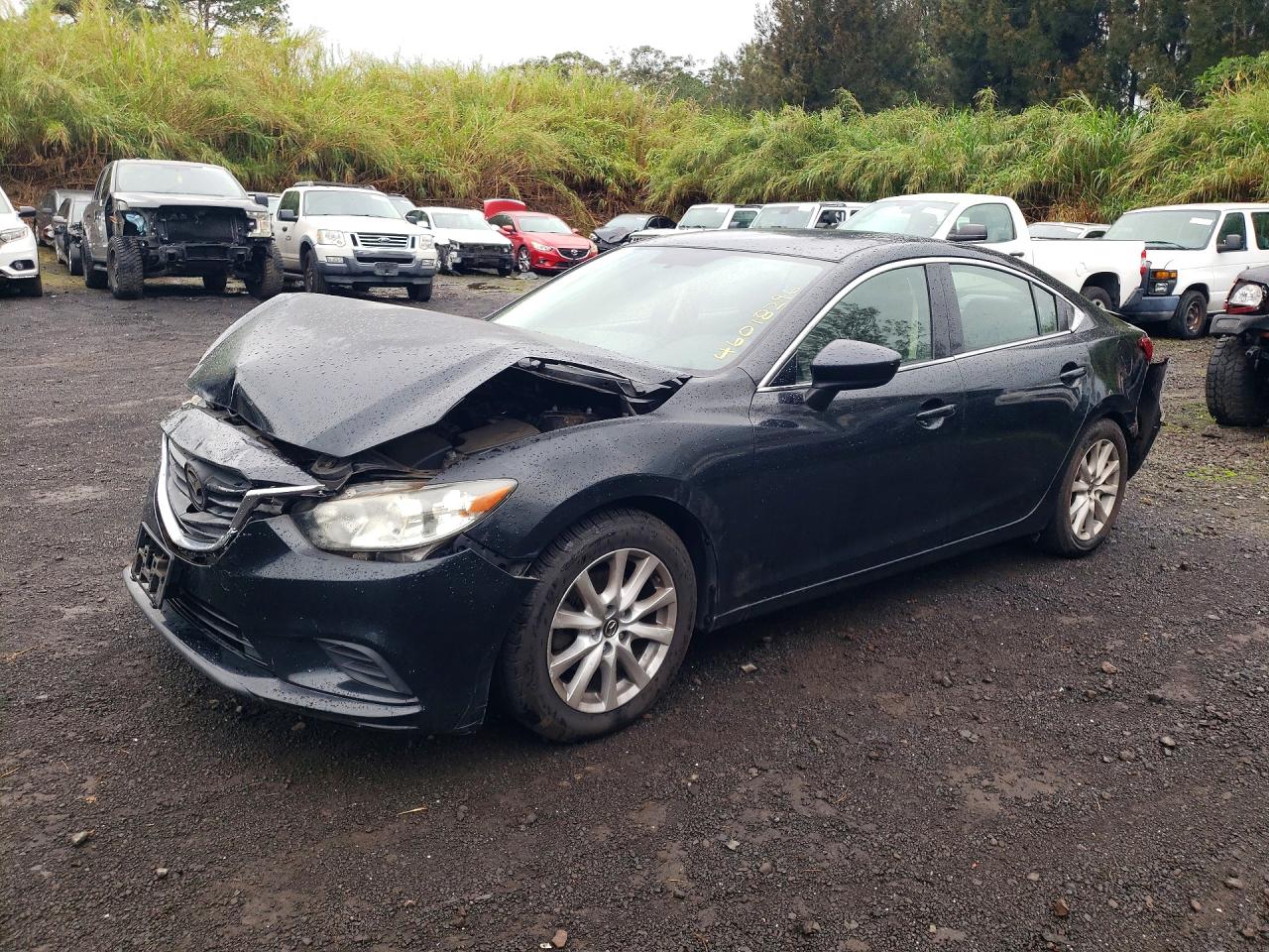 2015 Mazda 6 Sport Black vin: JM1GJ1U51F1186092