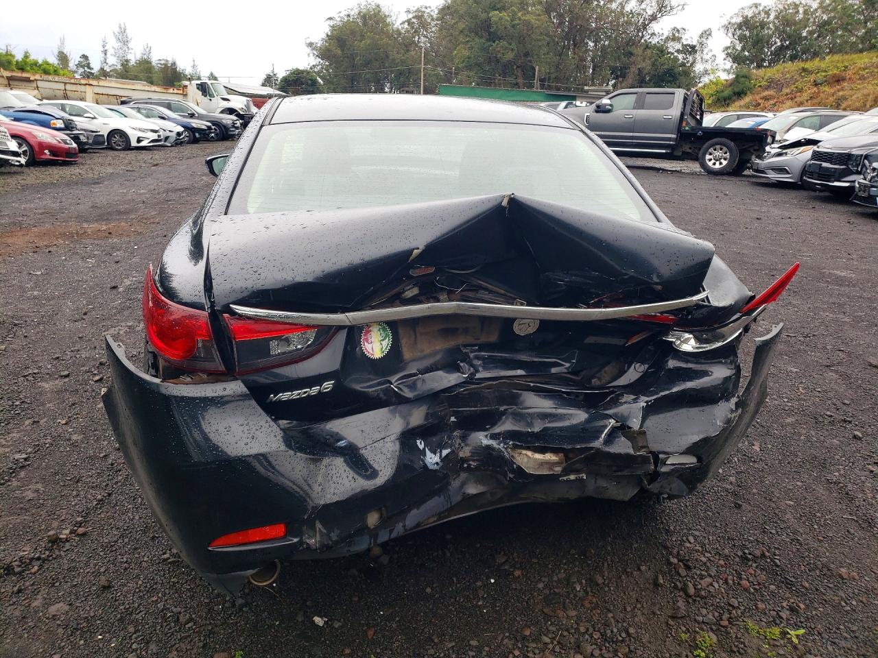 2015 Mazda 6 Sport Black vin: JM1GJ1U51F1186092