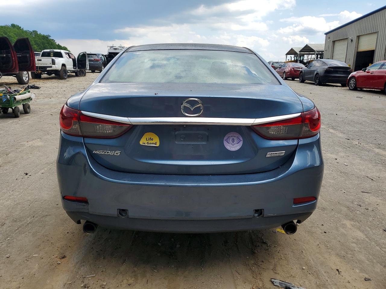 2015 Mazda 6 Sport Синий vin: JM1GJ1U51F1197934