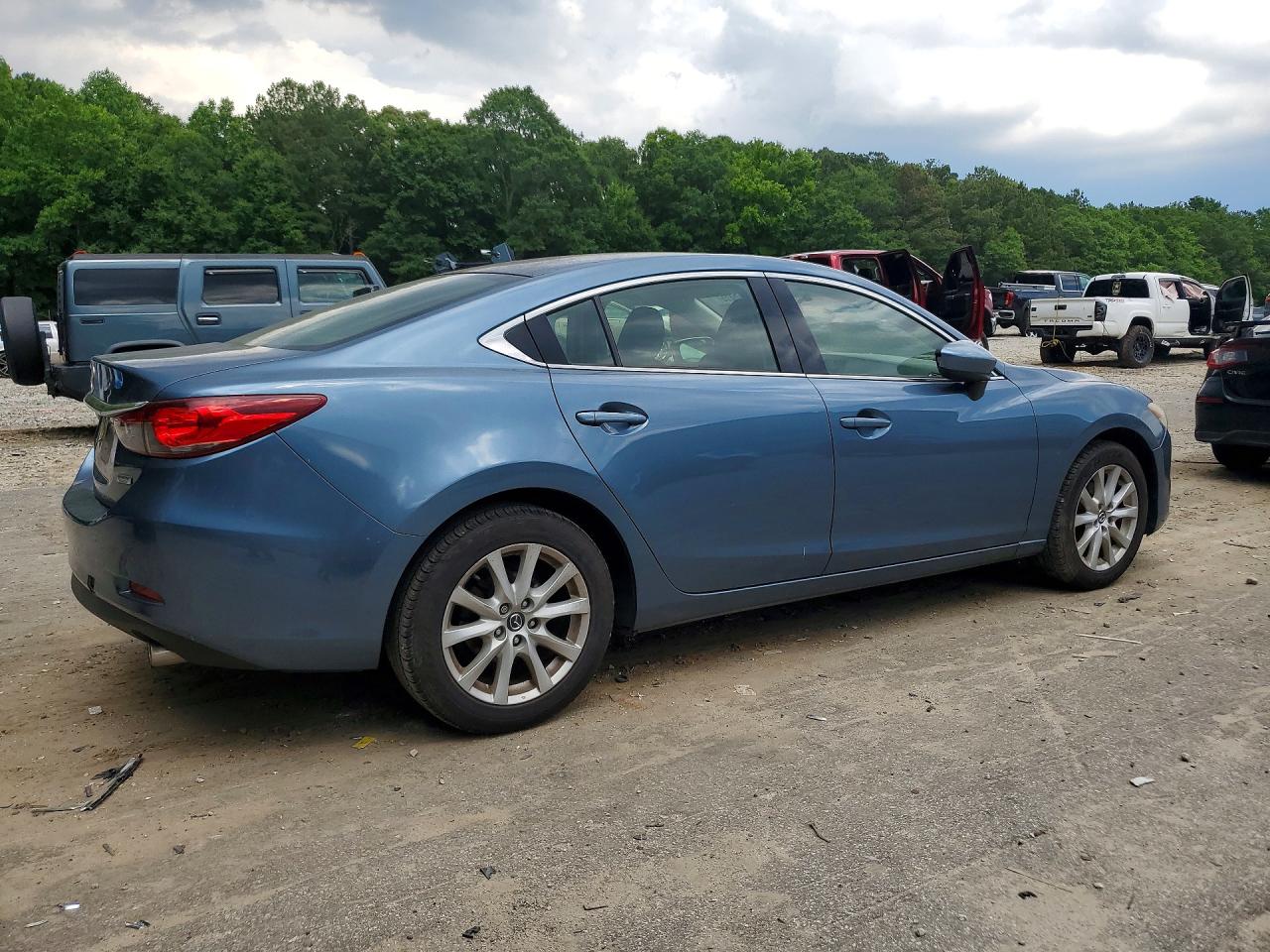 2015 Mazda 6 Sport Синий vin: JM1GJ1U51F1197934