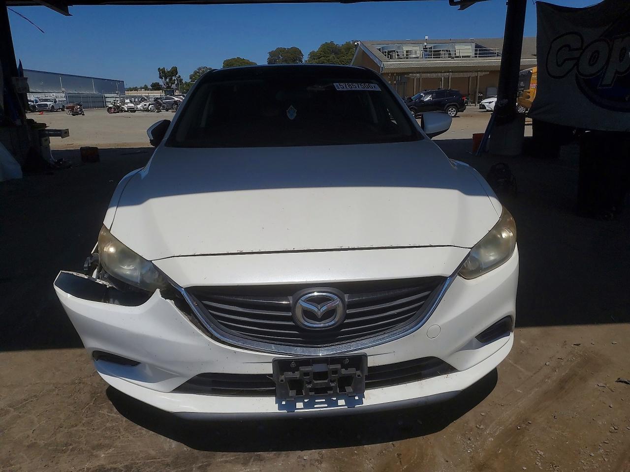 2015 Mazda 6 Sport White vin: JM1GJ1U51F1222931