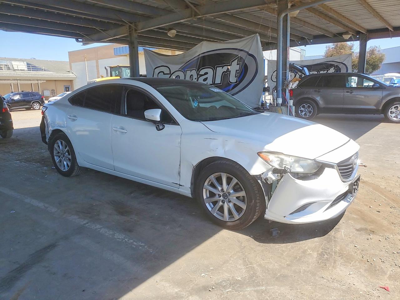 2015 Mazda 6 Sport White vin: JM1GJ1U51F1222931