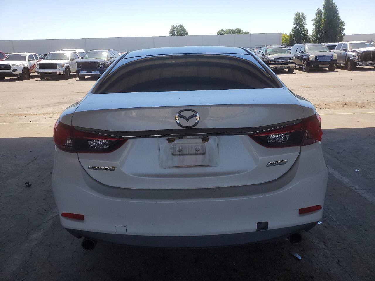 2015 Mazda 6 Sport White vin: JM1GJ1U51F1222931
