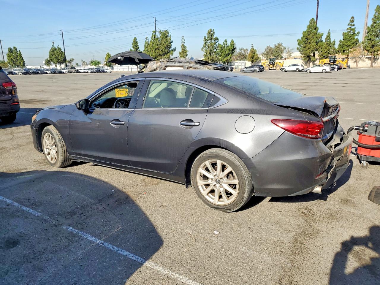 2015 Mazda 6 Sport Gray vin: JM1GJ1U52F1210867