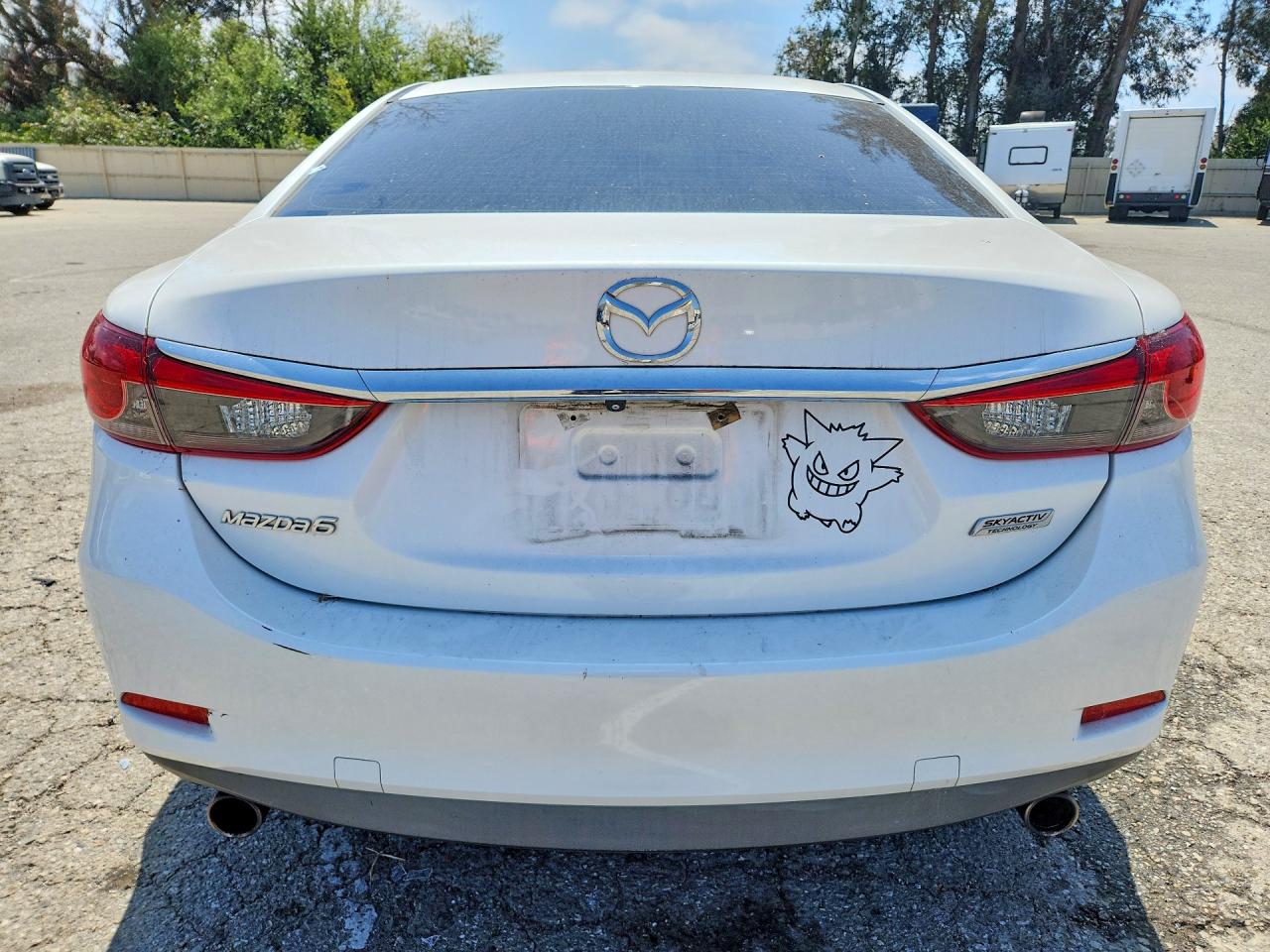 2015 Mazda 6 Sport White vin: JM1GJ1U52F1224381