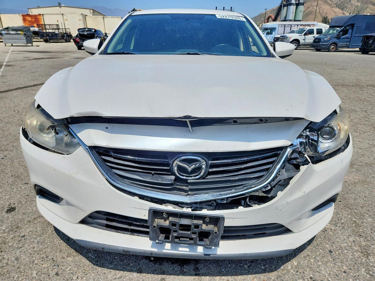 2015 Mazda 6 Sport White vin: JM1GJ1U52F1224381