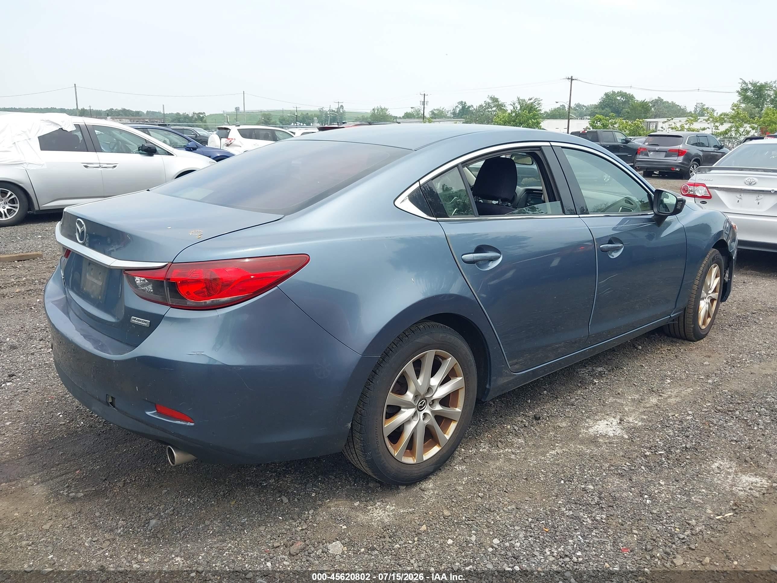 2014 Mazda Mazda6 I Sport Blue vin: JM1GJ1U53E1102983