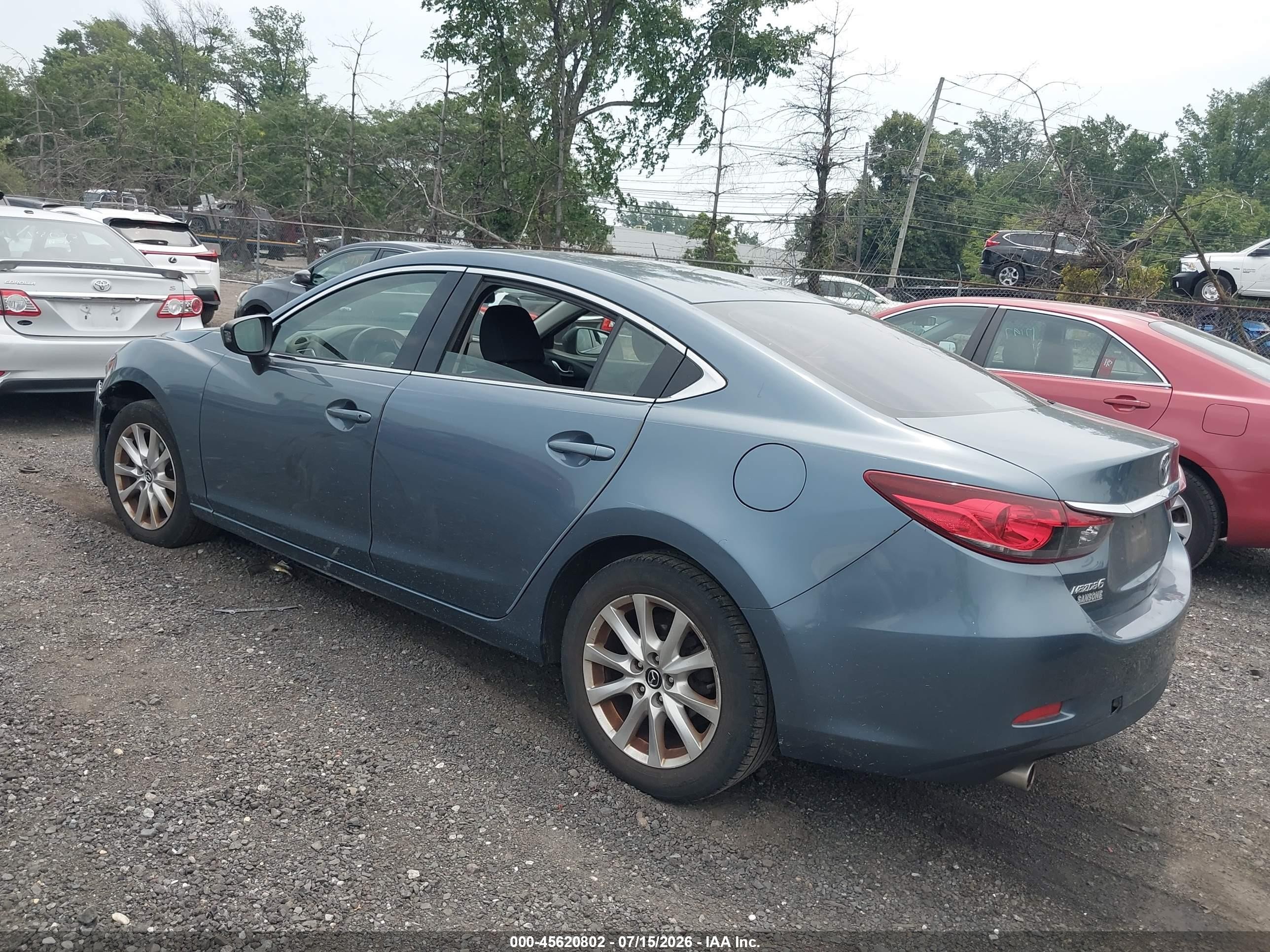 2014 Mazda Mazda6 I Sport Blue vin: JM1GJ1U53E1102983