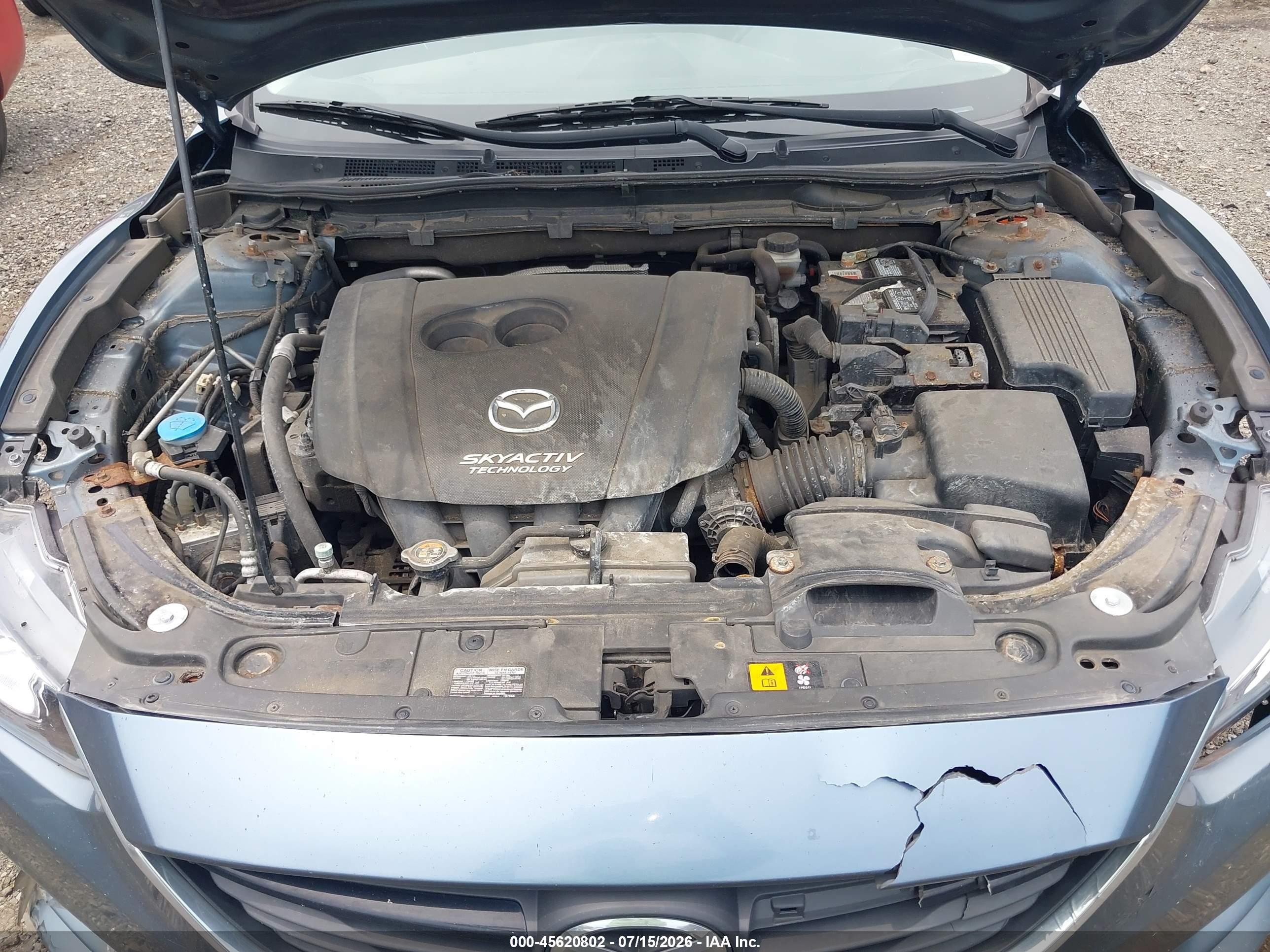 2014 Mazda Mazda6 I Sport Blue vin: JM1GJ1U53E1102983