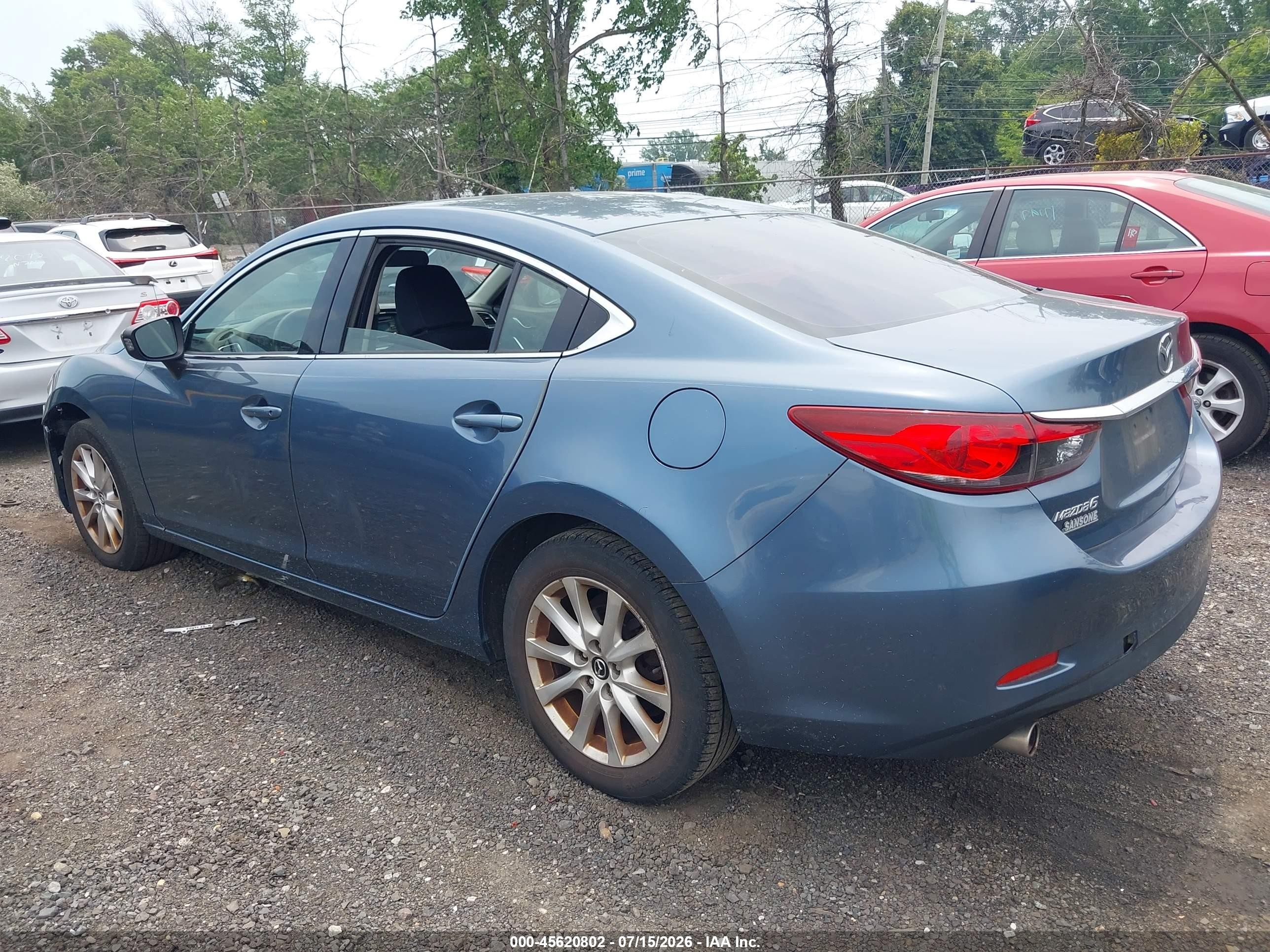 2014 Mazda Mazda6 I Sport Blue vin: JM1GJ1U53E1102983