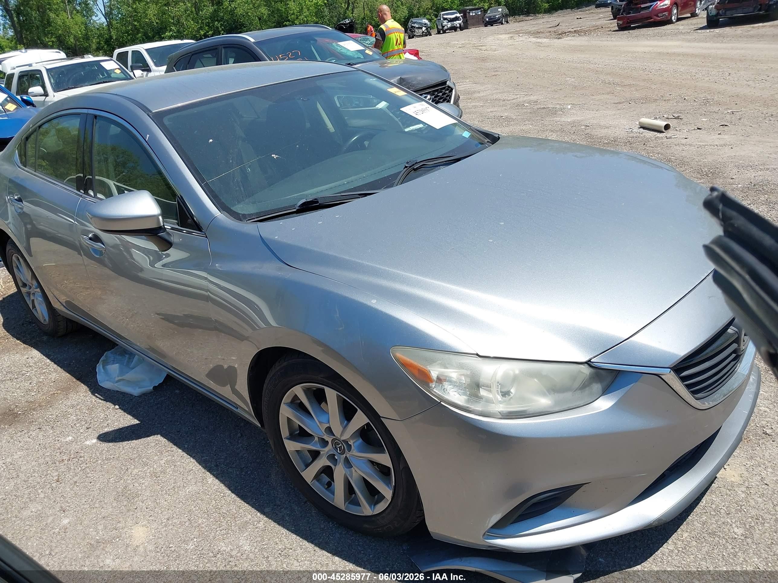 2014 Mazda Mazda6 I Sport Gray vin: JM1GJ1U53E1103065