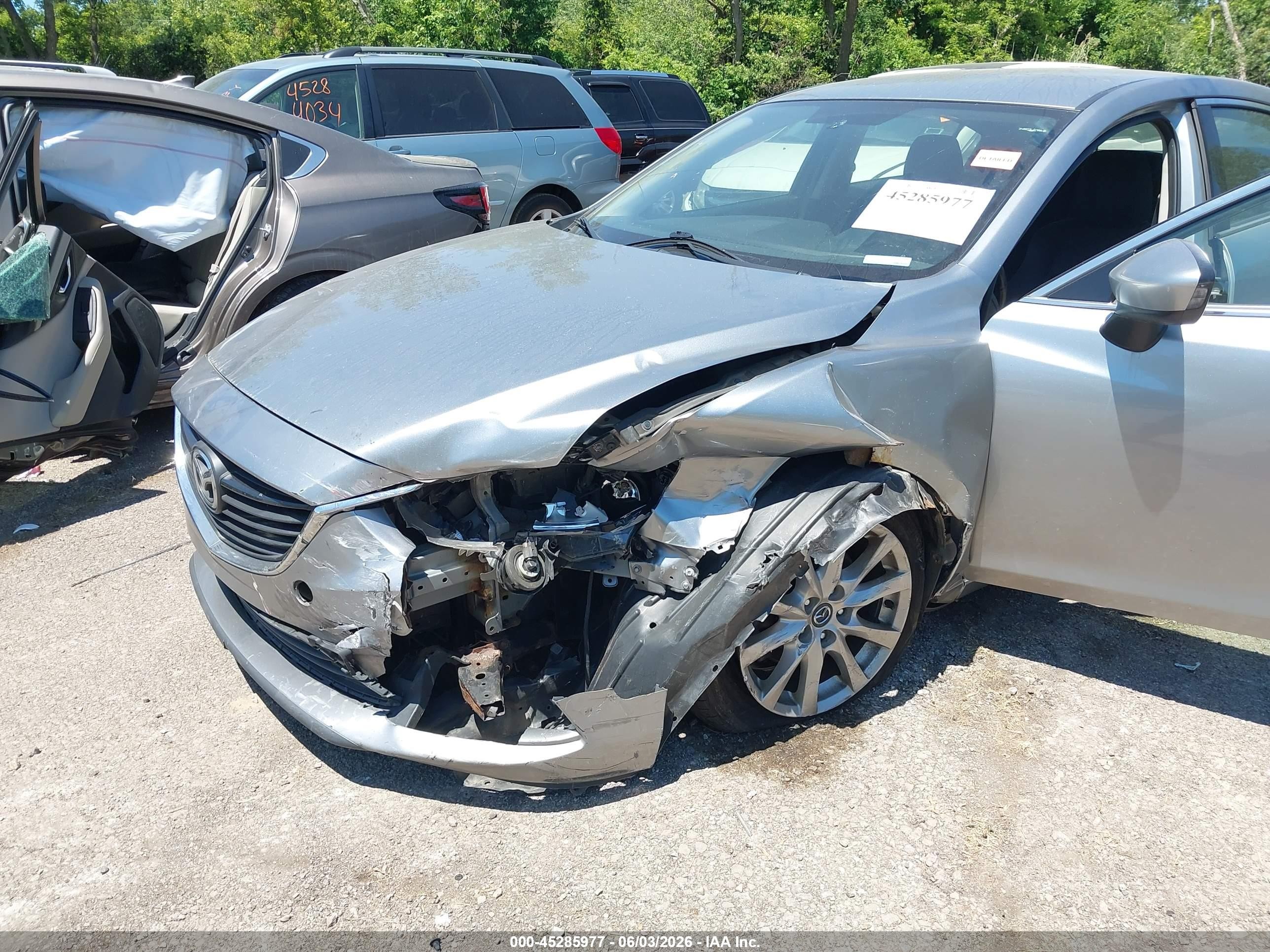 2014 Mazda Mazda6 I Sport Gray vin: JM1GJ1U53E1103065