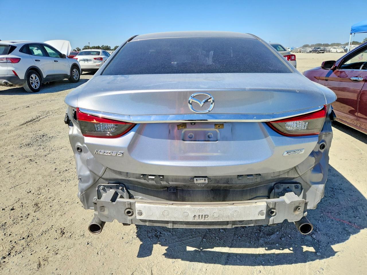2015 Mazda 6 Sport Gray vin: JM1GJ1U53F1186286