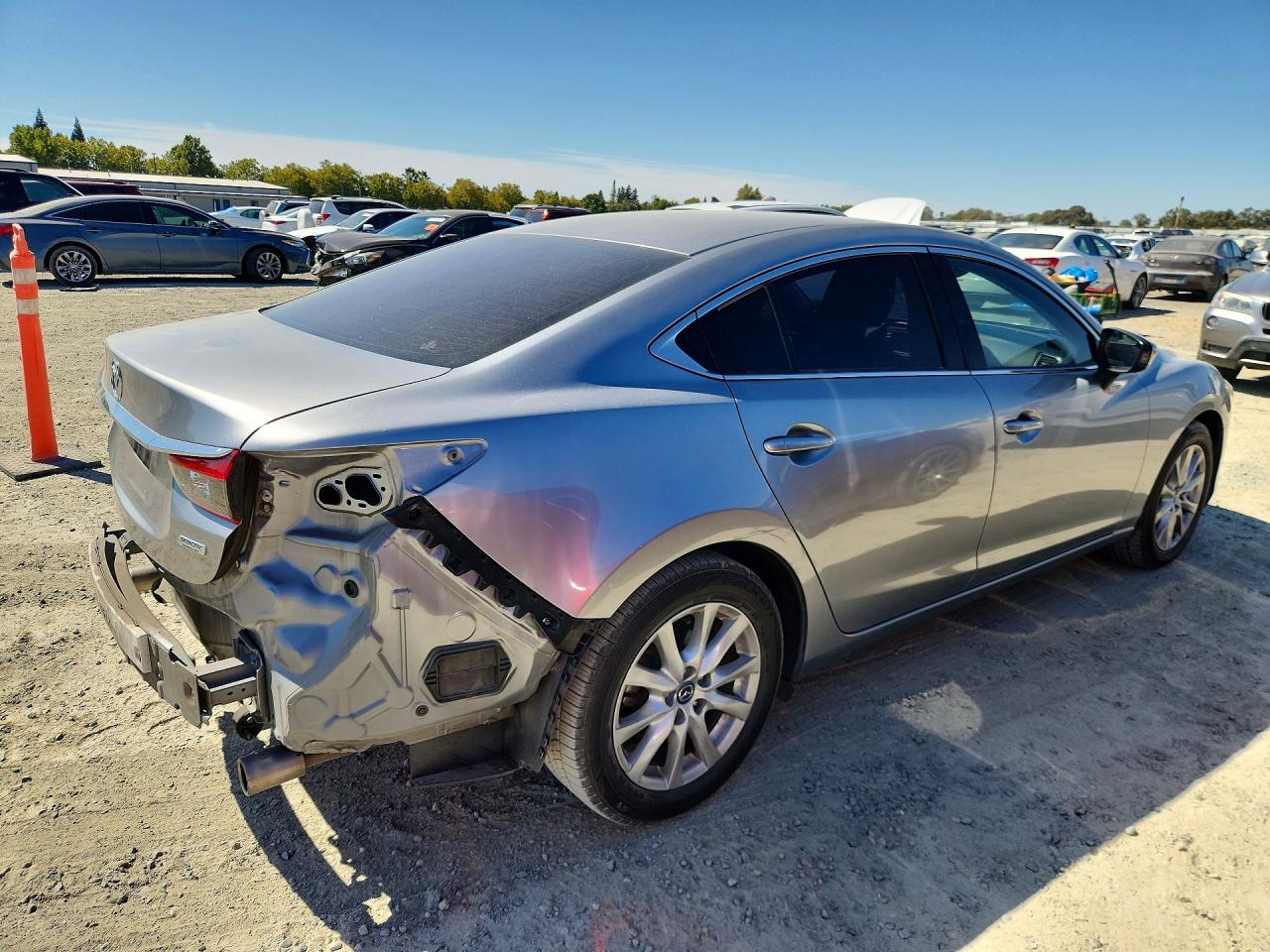 2015 Mazda 6 Sport Gray vin: JM1GJ1U53F1186286