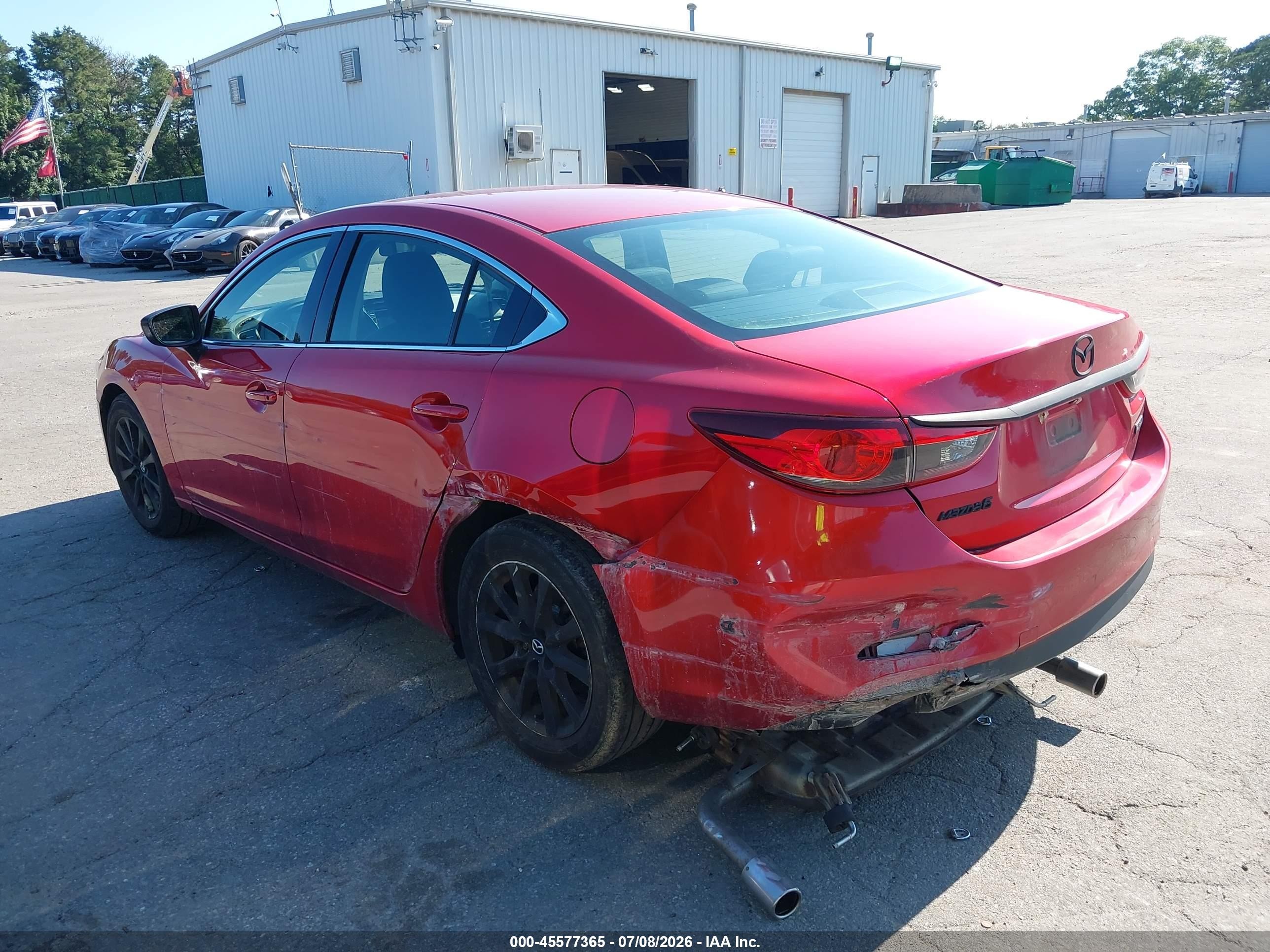 2015 Mazda Mazda6 I Sport Maroon vin: JM1GJ1U53F1189091