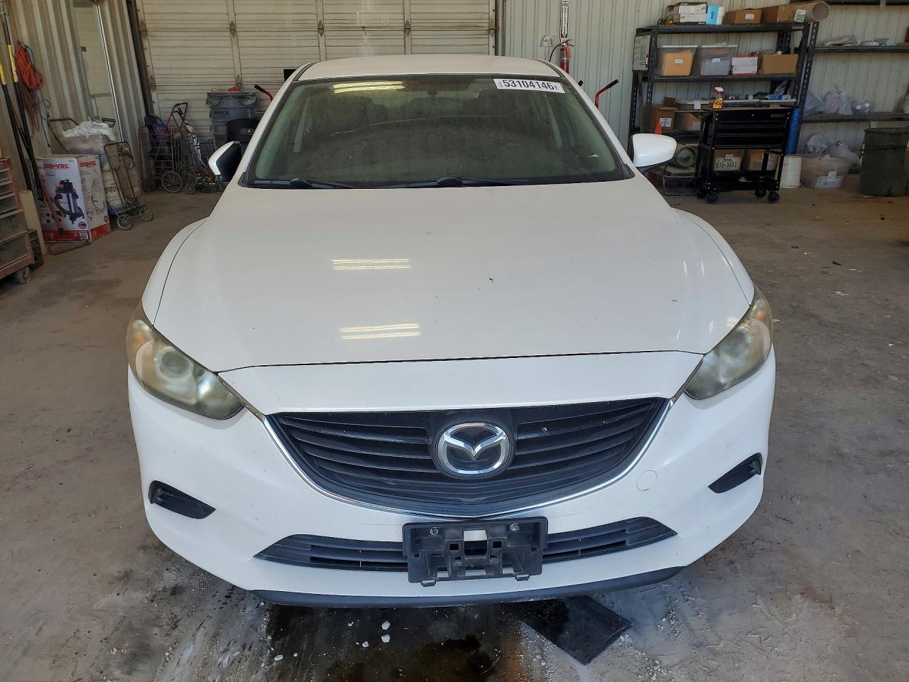 2015 Mazda 6 Sport White vin: JM1GJ1U53F1196736