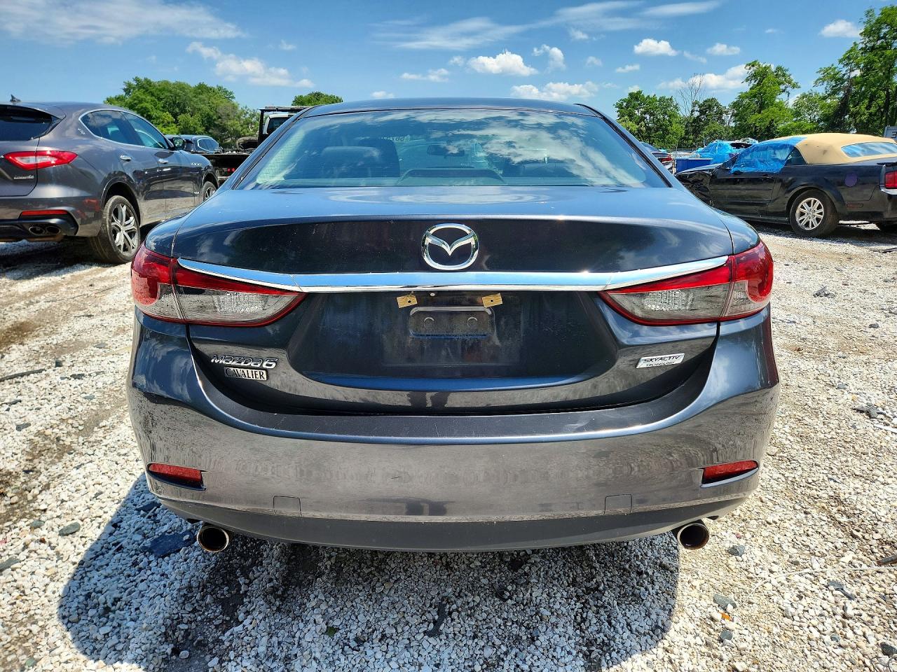 2015 Mazda 6 Sport Черный vin: JM1GJ1U53F1212708
