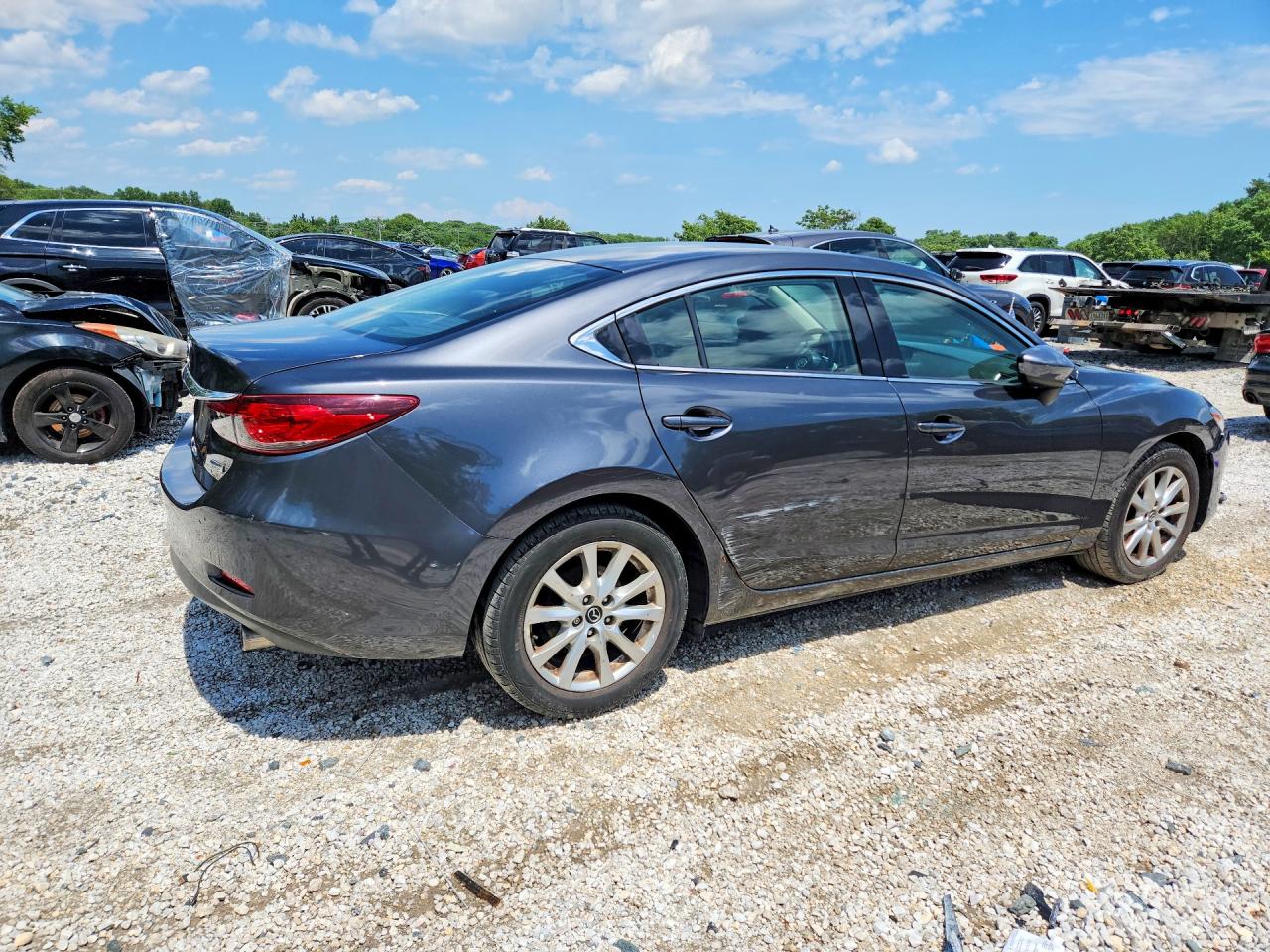 2015 Mazda 6 Sport Черный vin: JM1GJ1U53F1212708