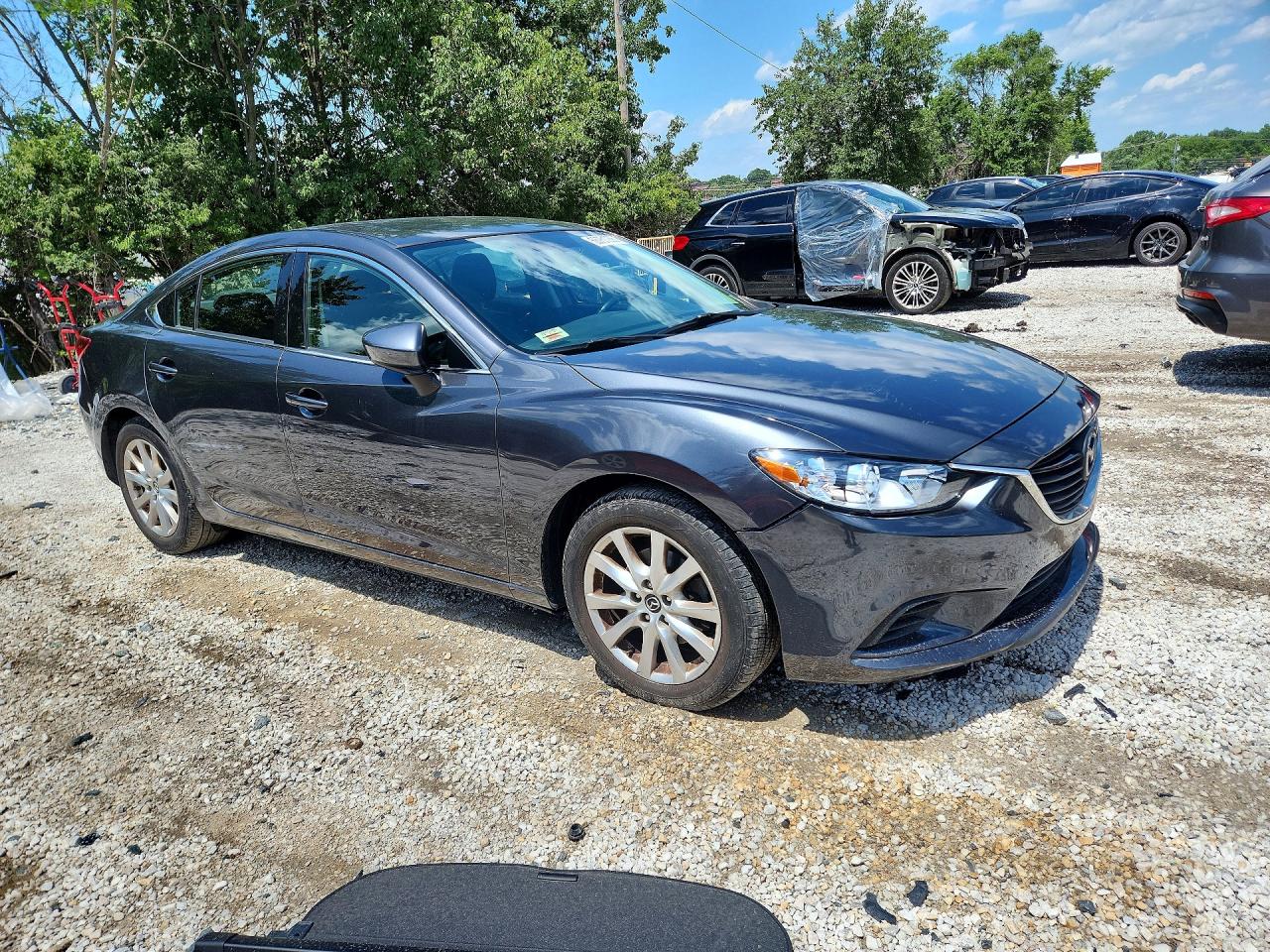 2015 Mazda 6 Sport Черный vin: JM1GJ1U53F1212708