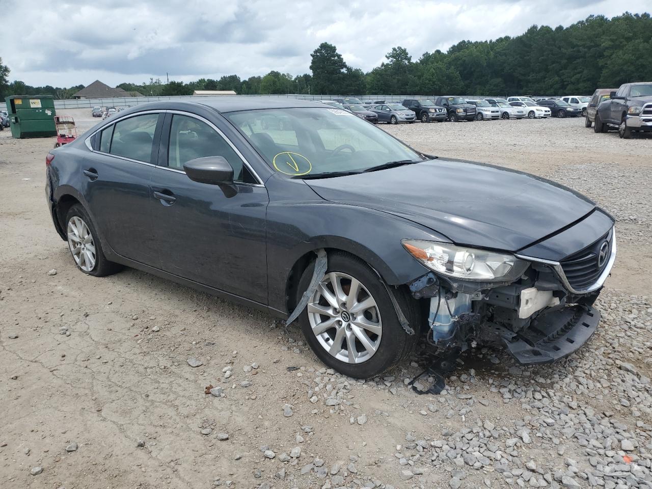 2016 Mazda 6 Sport Gray vin: JM1GJ1U53G1476478