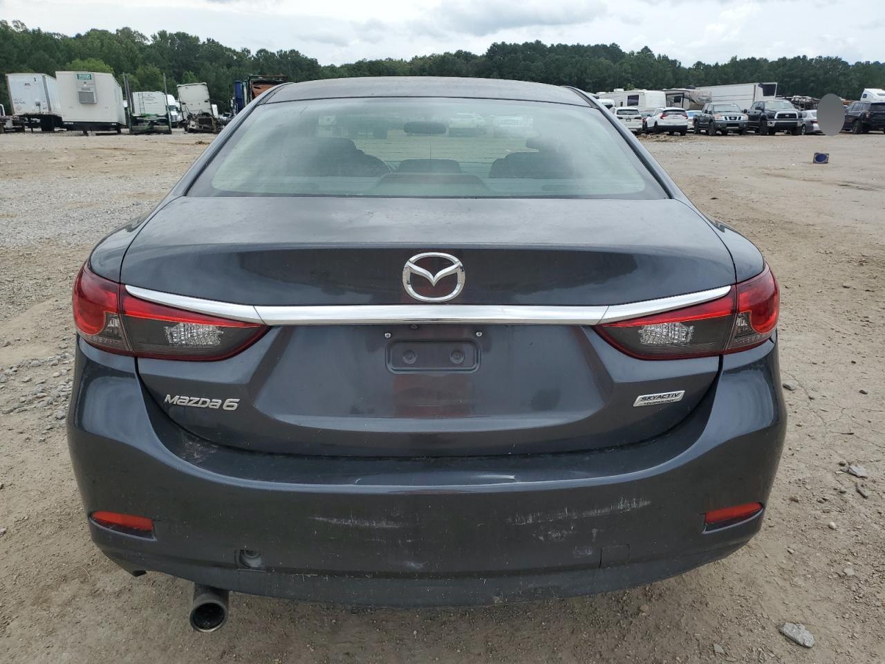 2016 Mazda 6 Sport Gray vin: JM1GJ1U53G1476478