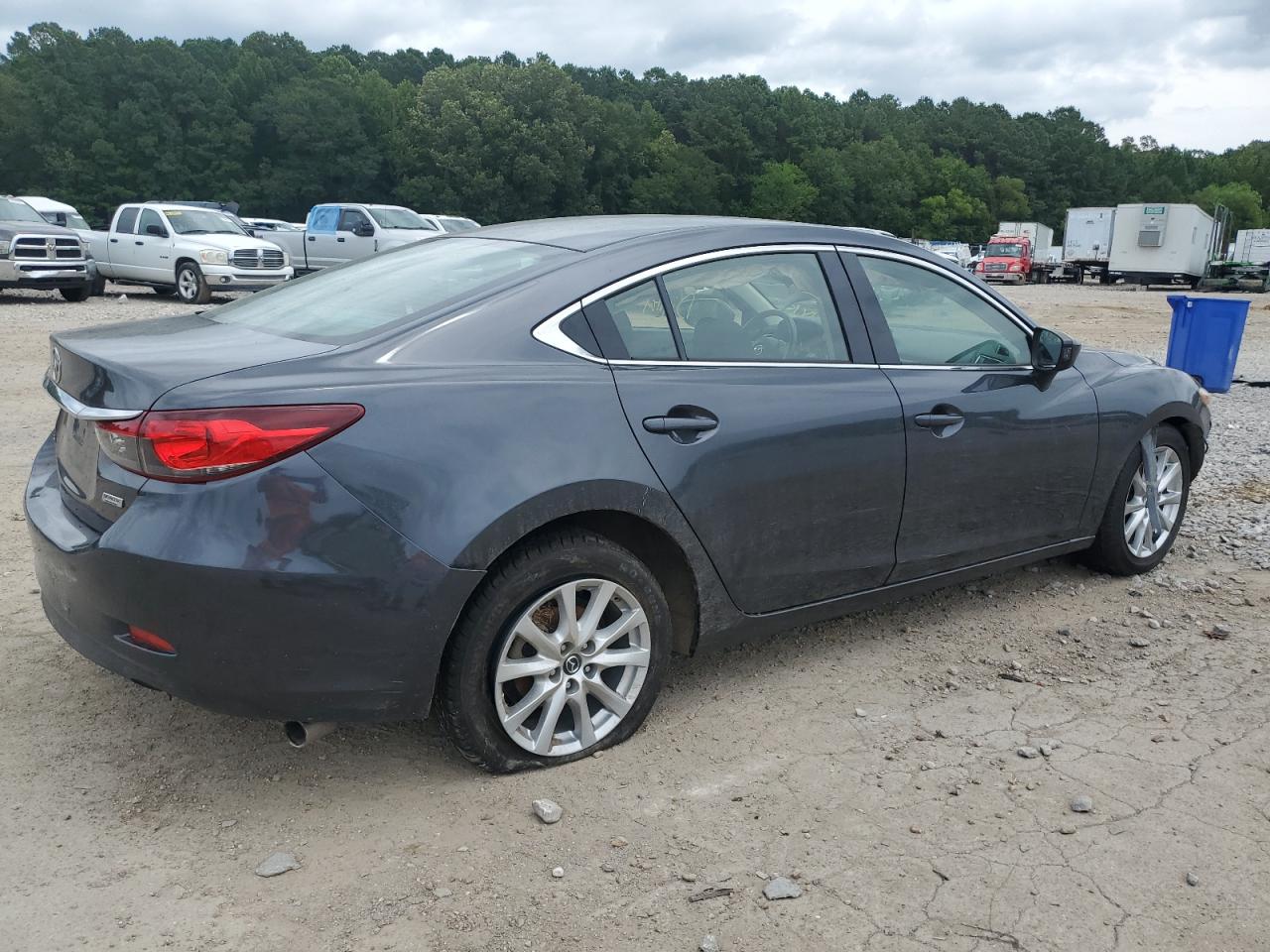 2016 Mazda 6 Sport Gray vin: JM1GJ1U53G1476478